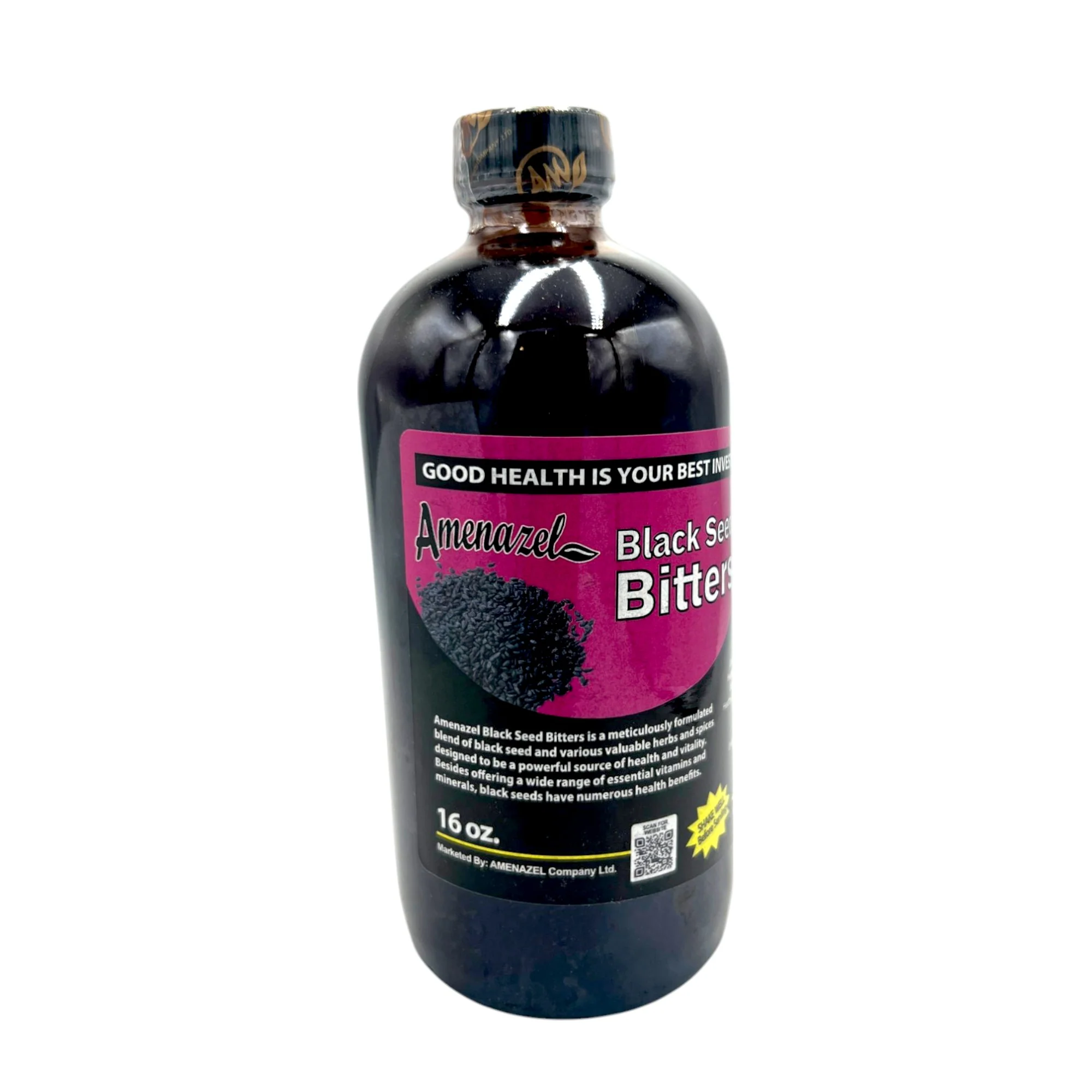 Amenazel Black Seed Bitters 16 Oz - Image 2