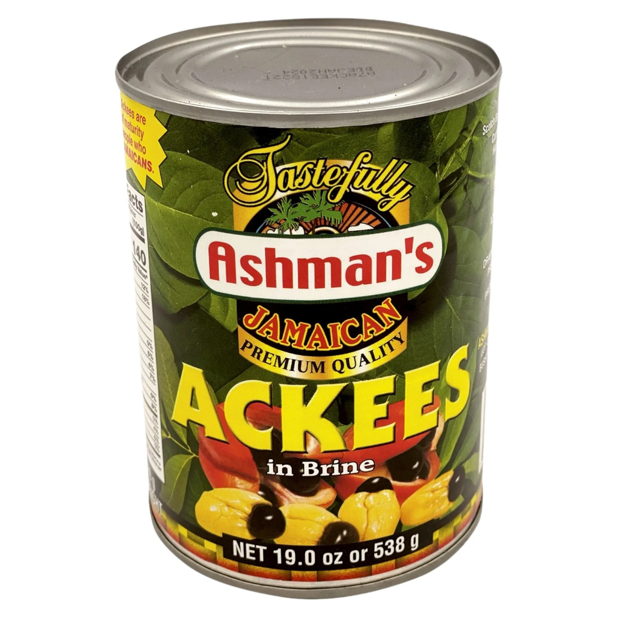 Ashman's  Ackees 19 Fl Oz (538 Ml)