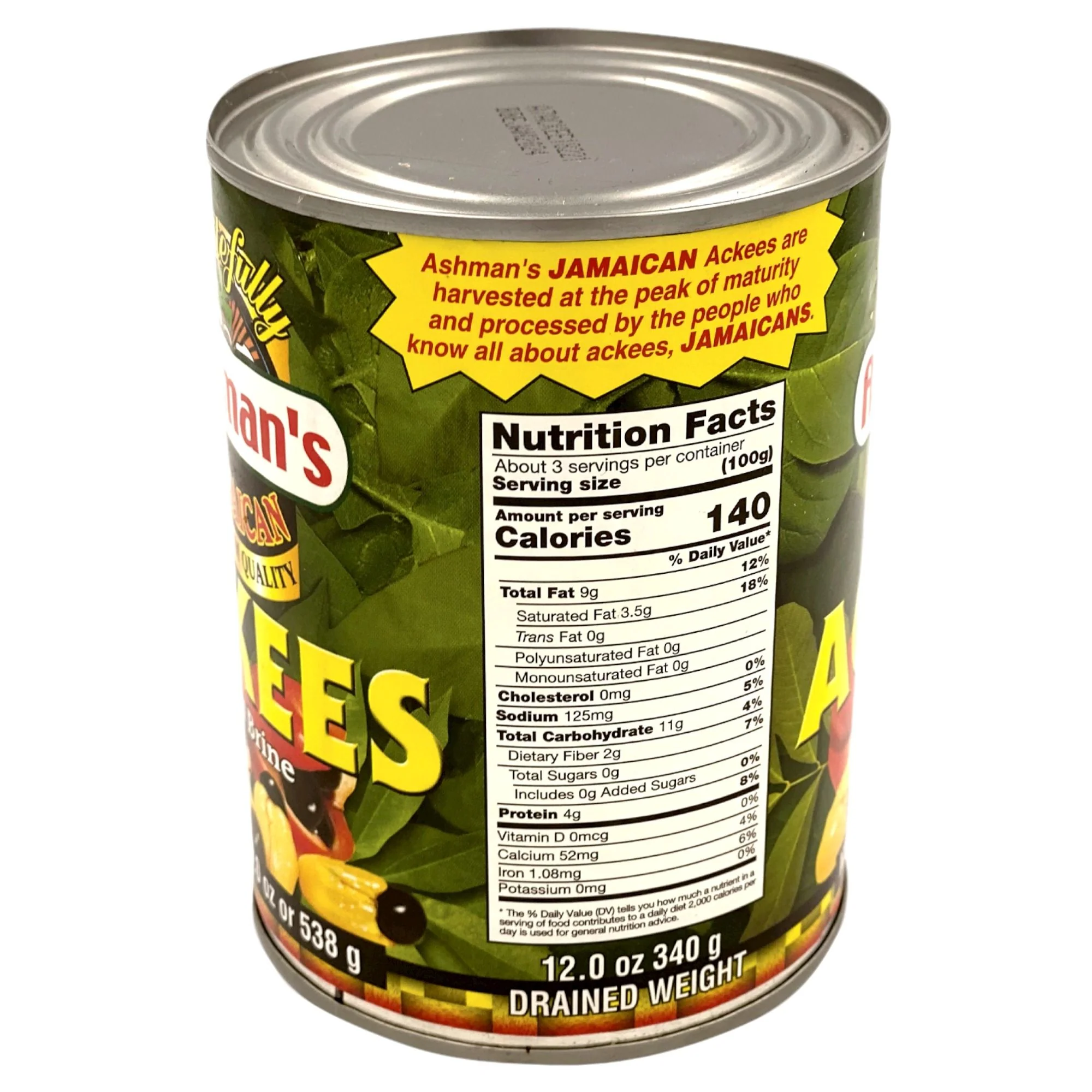 Ashman's  Ackees 19 Fl Oz (538 Ml) - Image 2