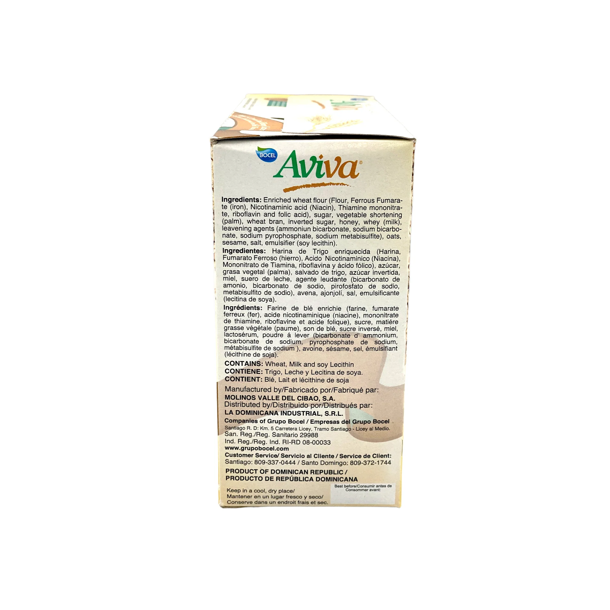 Aviva Multi Cereal And Honey Crackers 9 Pack 9.54 Oz. - Image 3