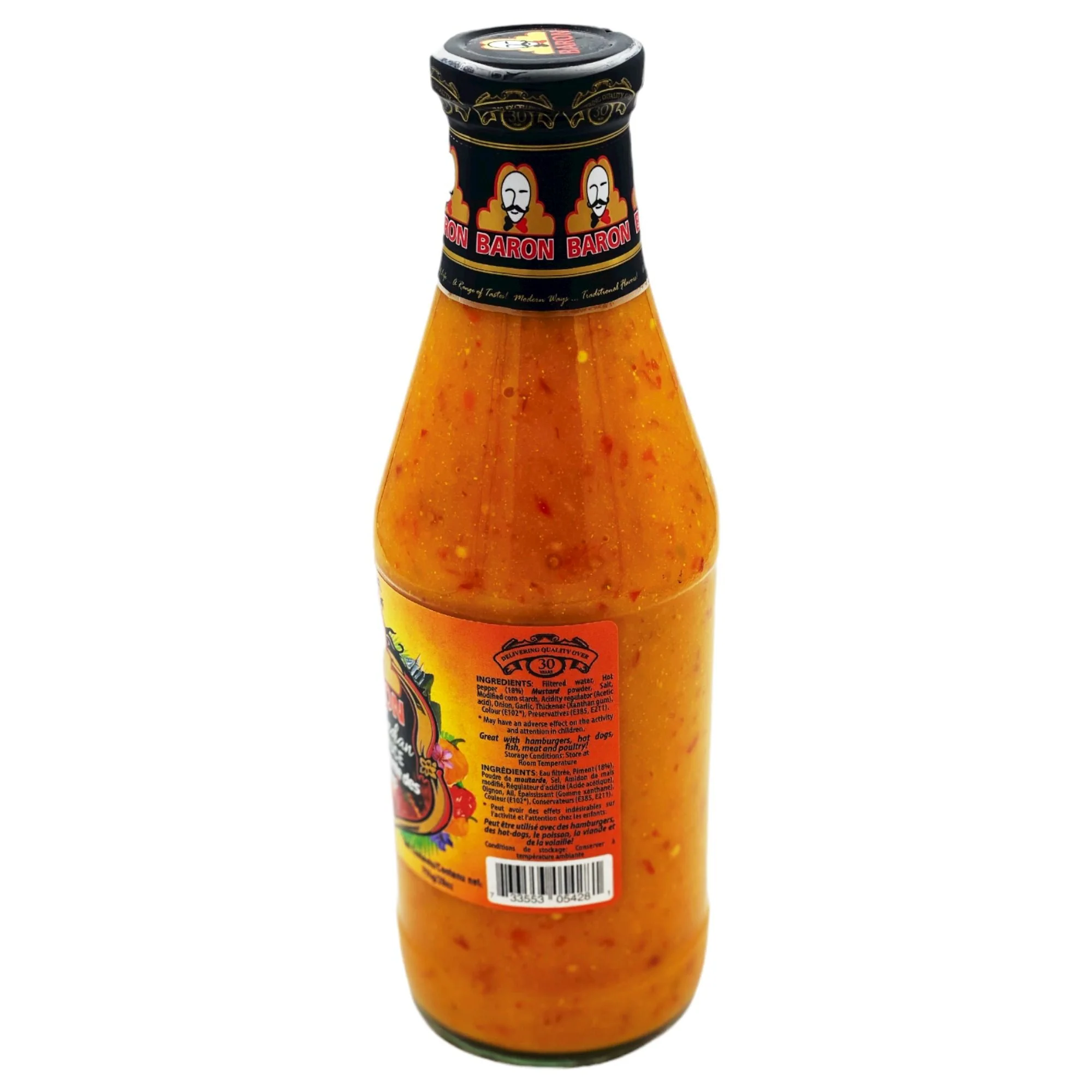 Baron West Indian Hot Sauce 28 Oz - Image 3
