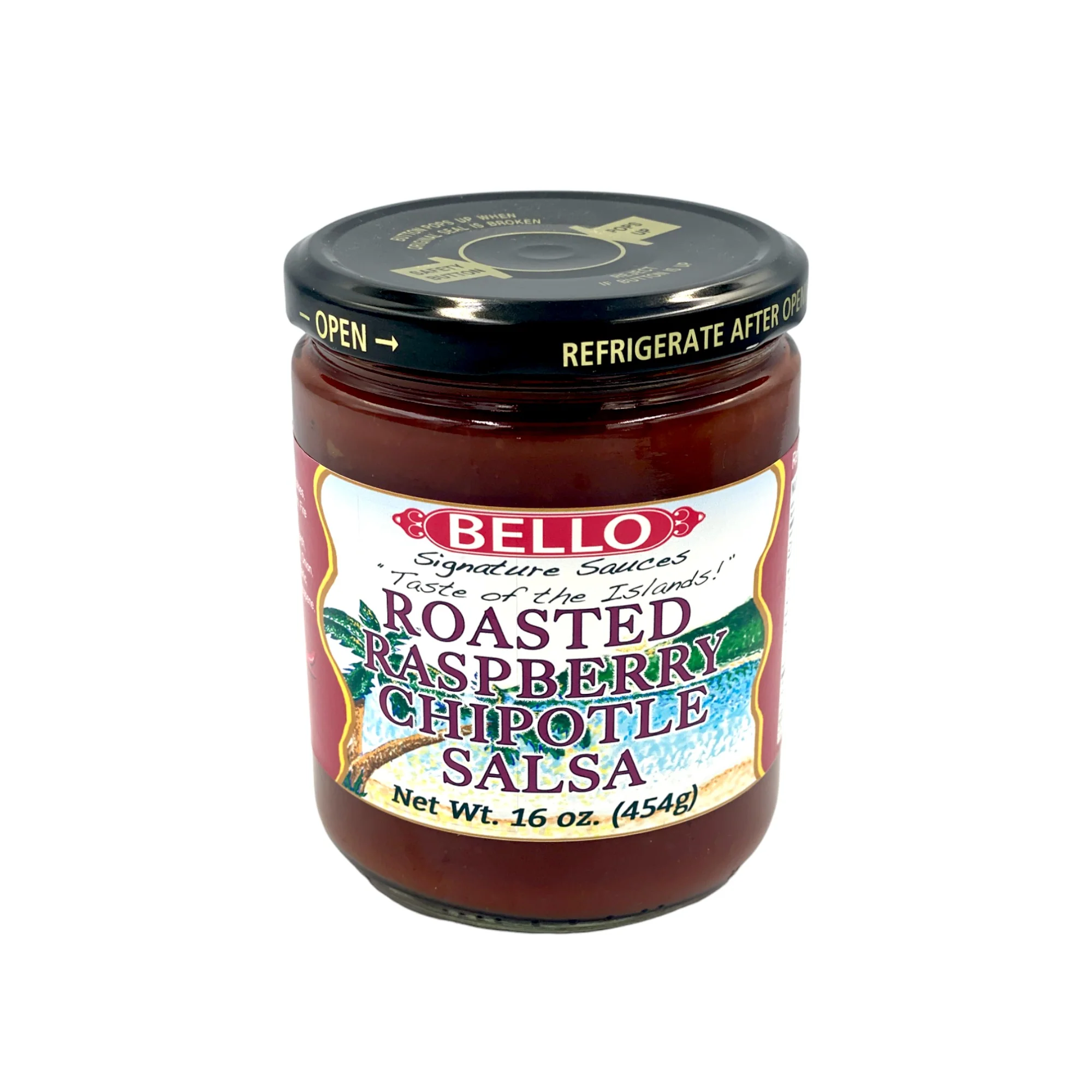 Bello Roasted Raspberry Chipotle Salsa 16 Oz