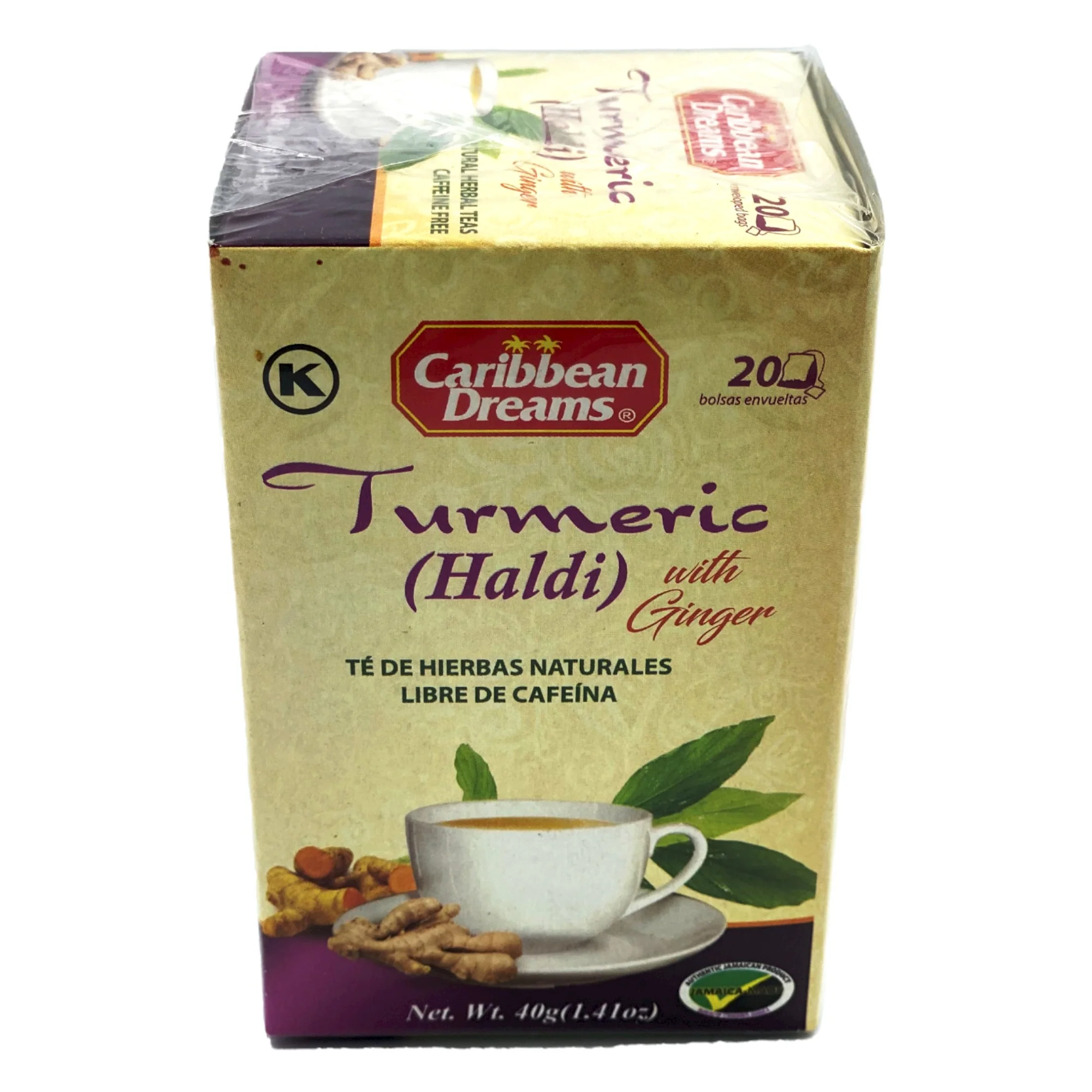 Caribbean Dreams Turmeric Tea 1.40 0z (40 G)