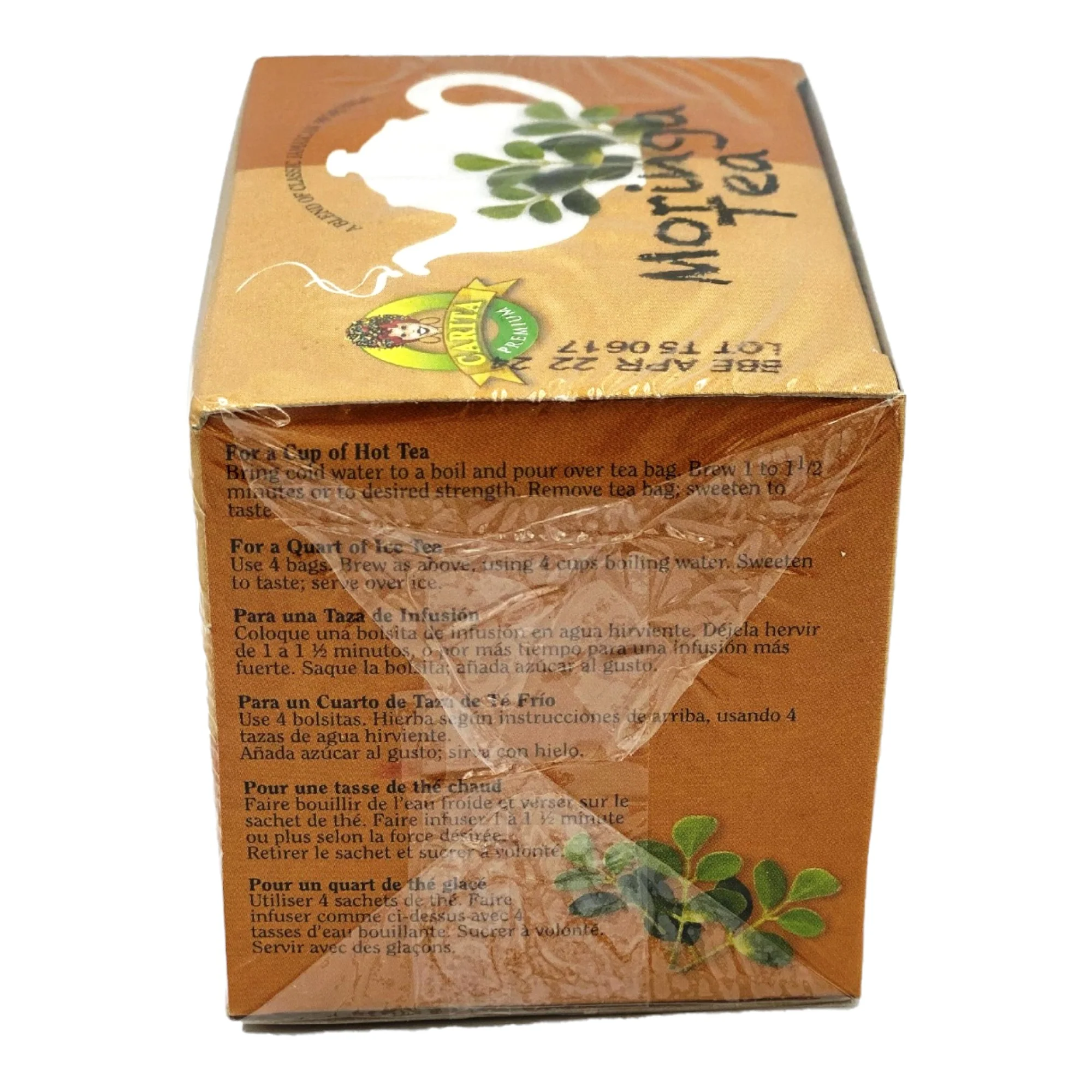 Carita Moringa Tea - 20 Tea Bags - Image 3