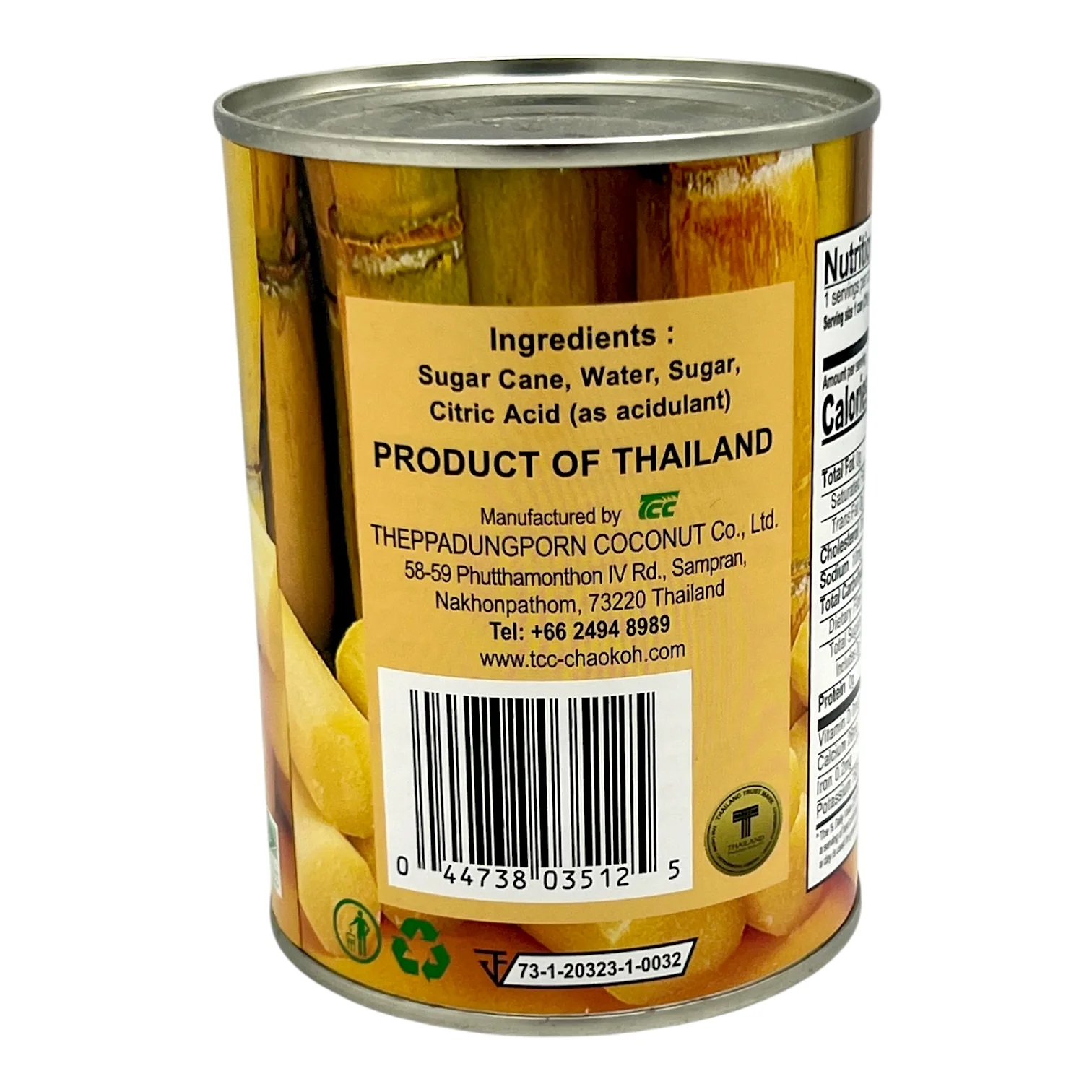Chaokoh Sugar Cane In Syrup 28 Oz. - Image 2