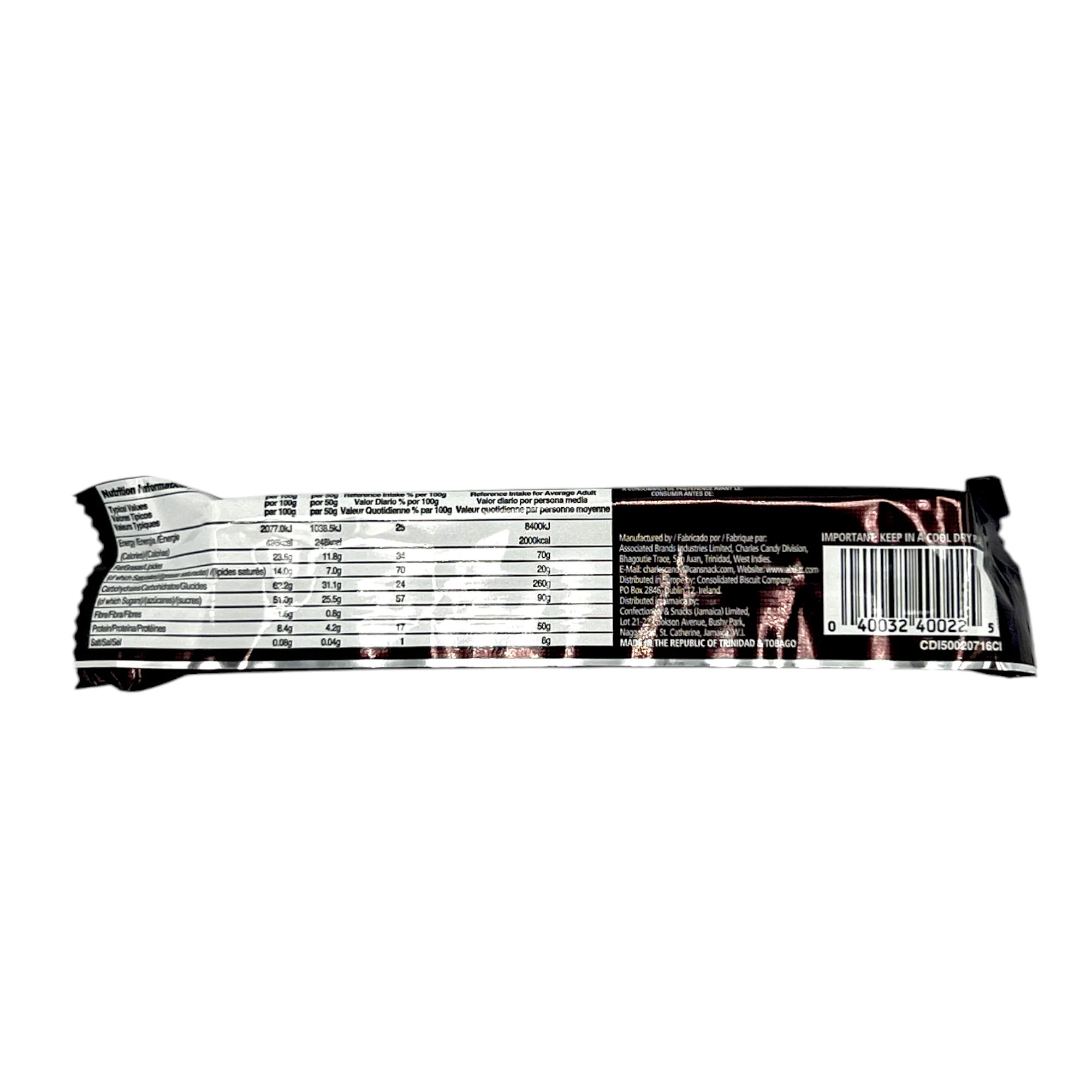 Charles Catch Dark Chocolate 1.8 Oz - Image 2