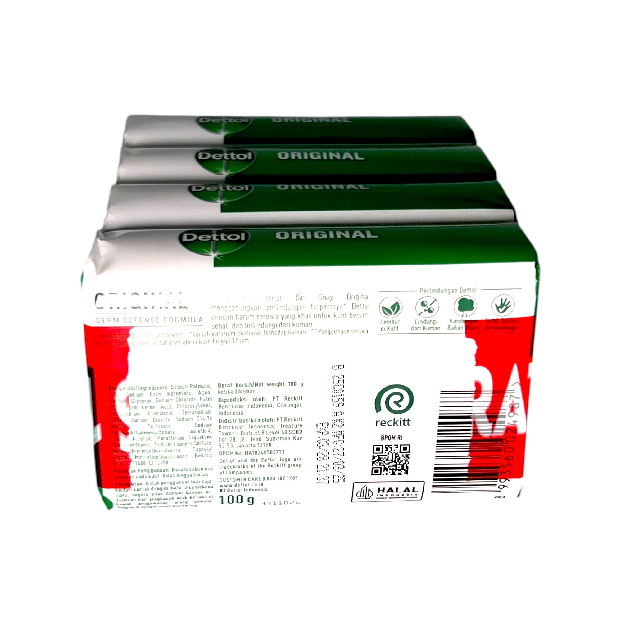 Dettol Soap - Original 100 G (4 Pack) - Image 3