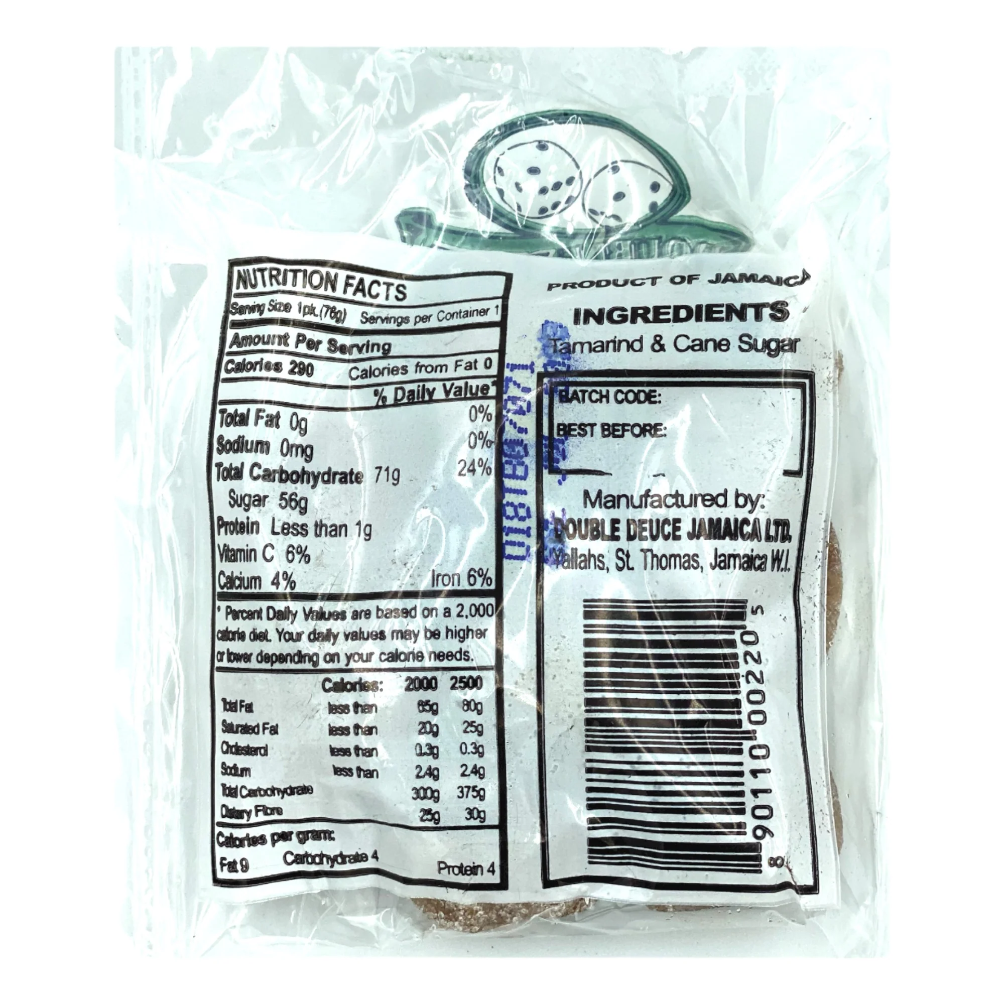 Double Deuce Tamarind Balls 76 G - Image 2