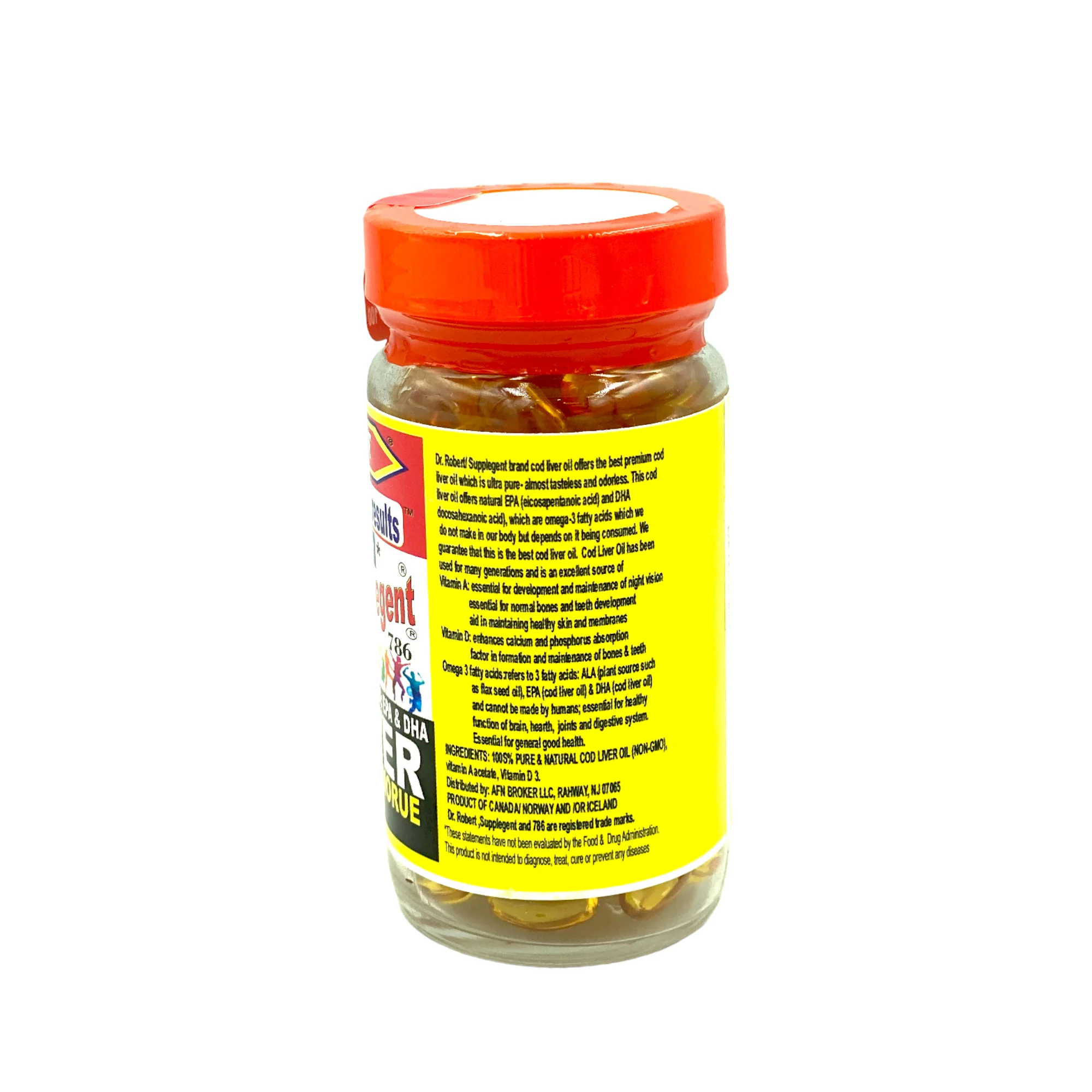 Dr. Roberts Cod Liver Oil 100 Capsules - Image 2
