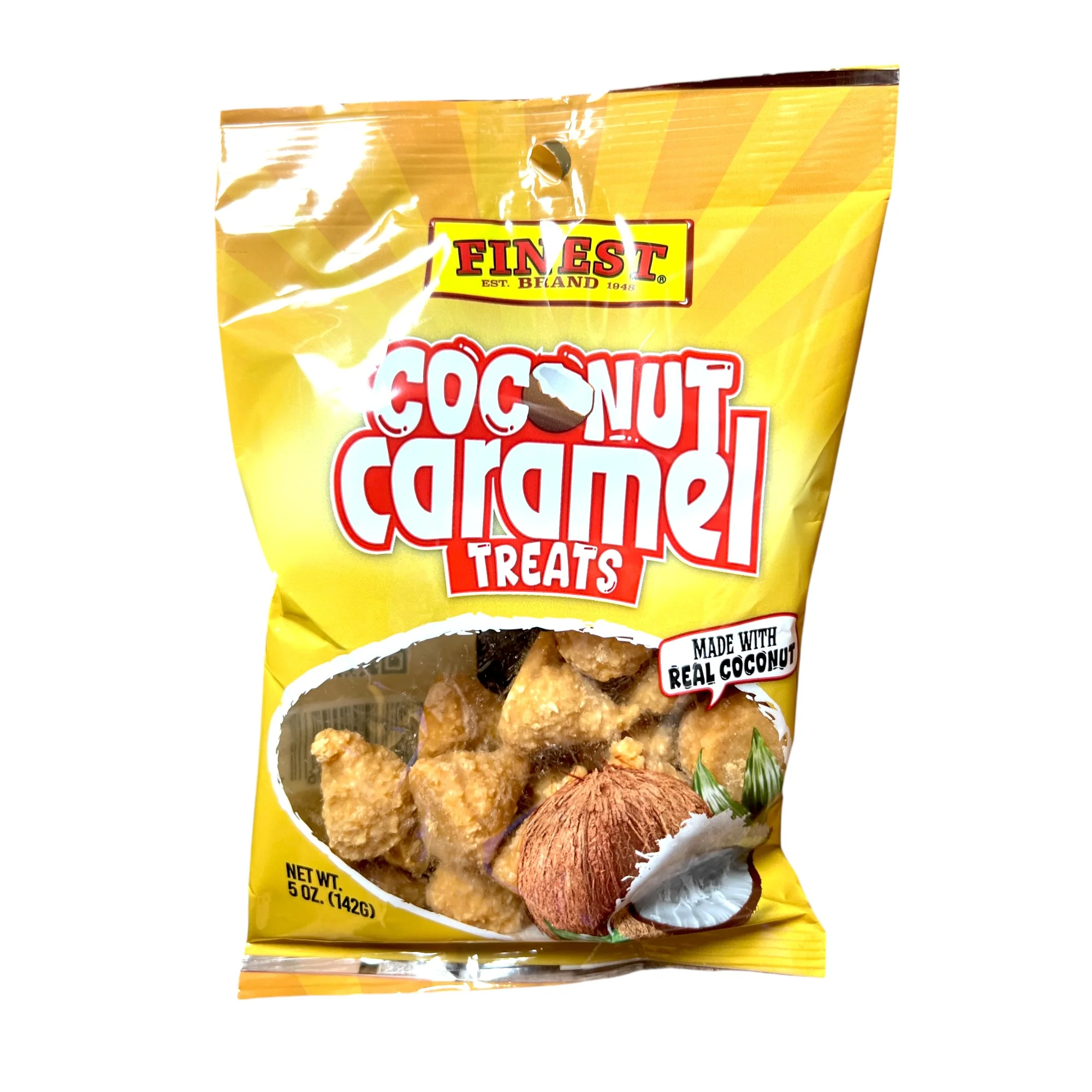 Finest Brand Caramel Coconut Treats 6 Oz.