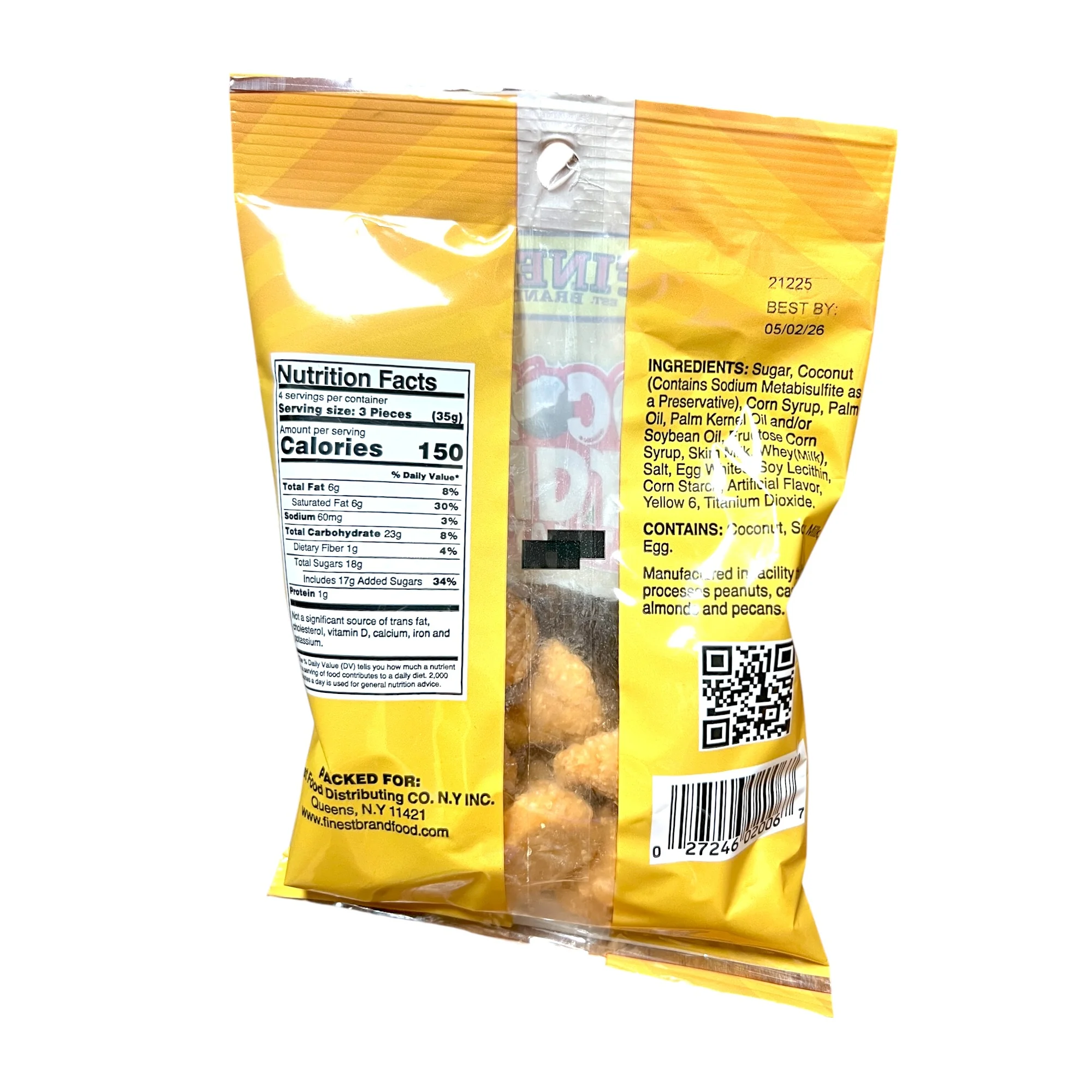Finest Brand Caramel Coconut Treats 6 Oz. - Image 2