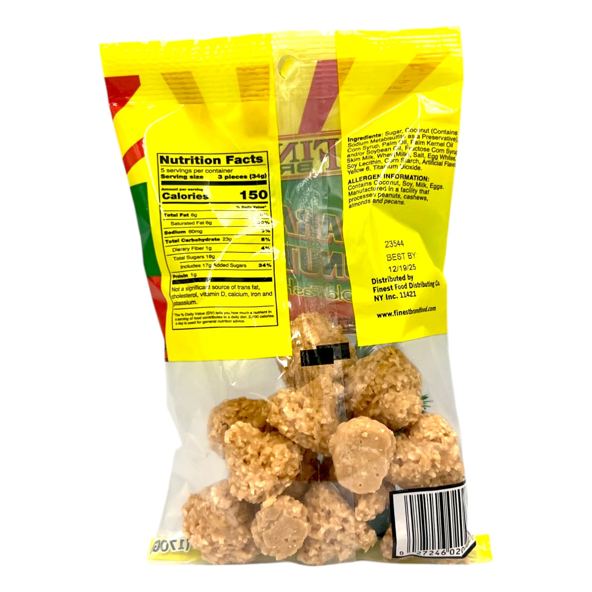 Finest Brand Caramel Coconut Treats 6 Oz. - Image 4