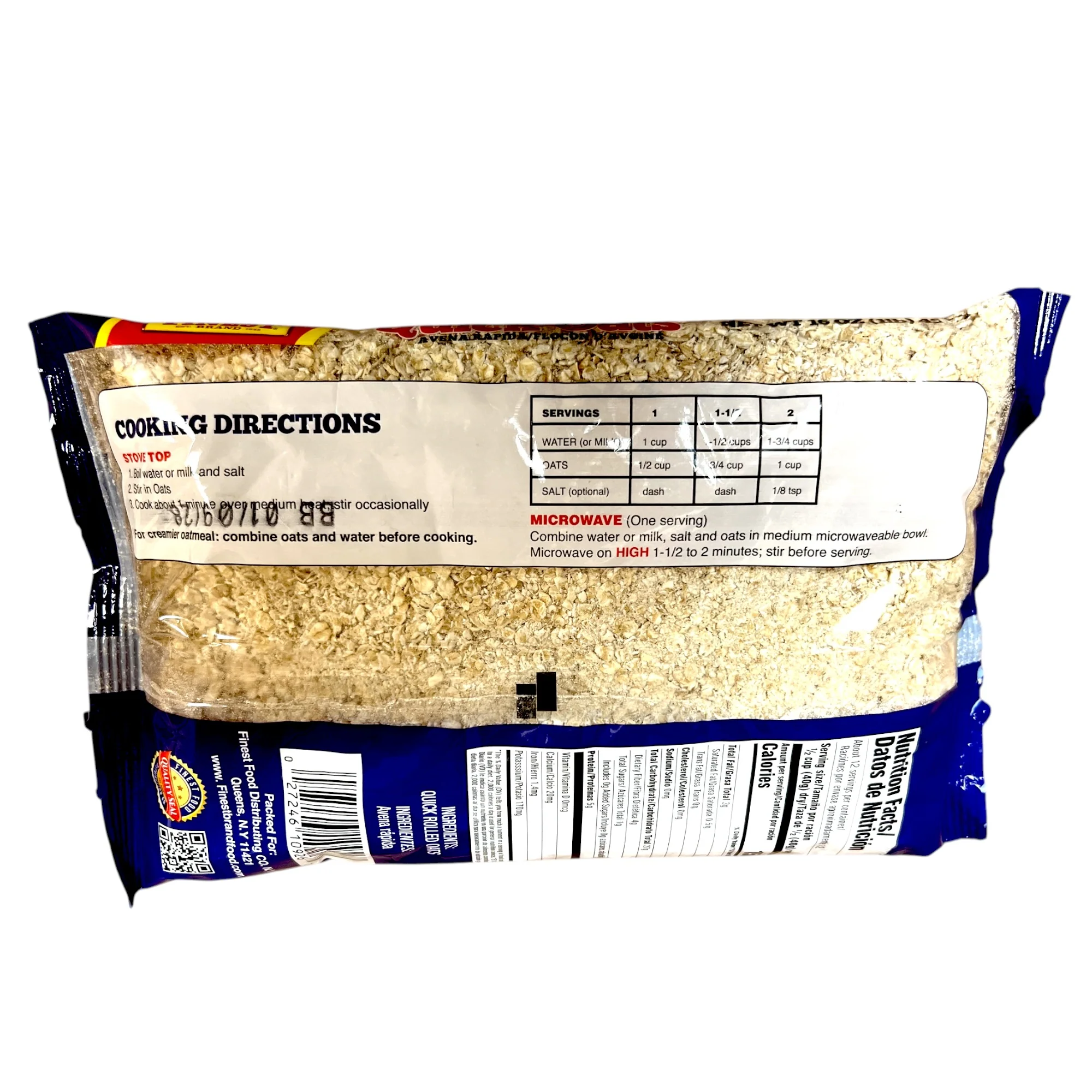 Finest Brand Oats 16 Oz - Image 2