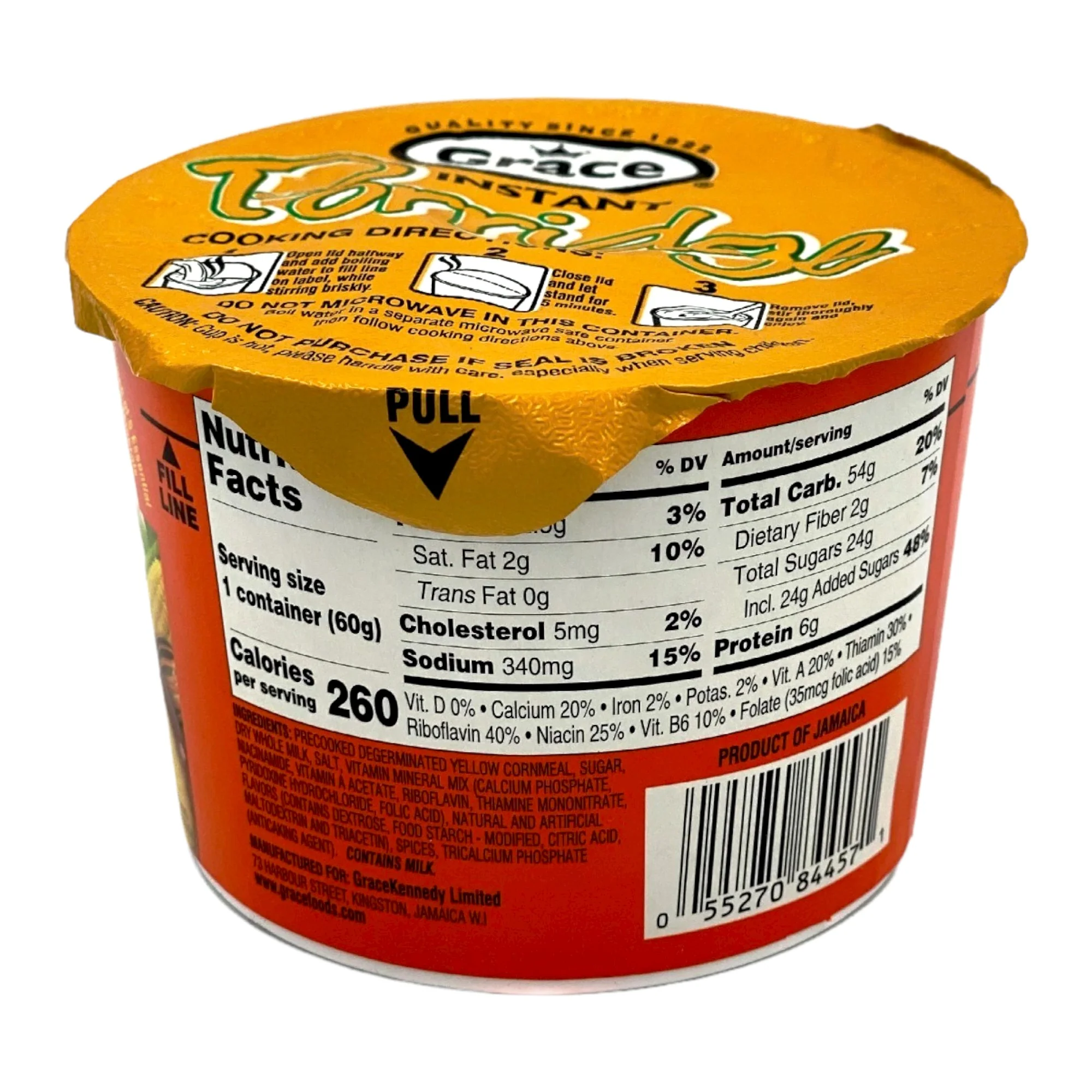 Grace Instant Cornmeal Porridge 2.1 Oz.(60 G) - Image 2