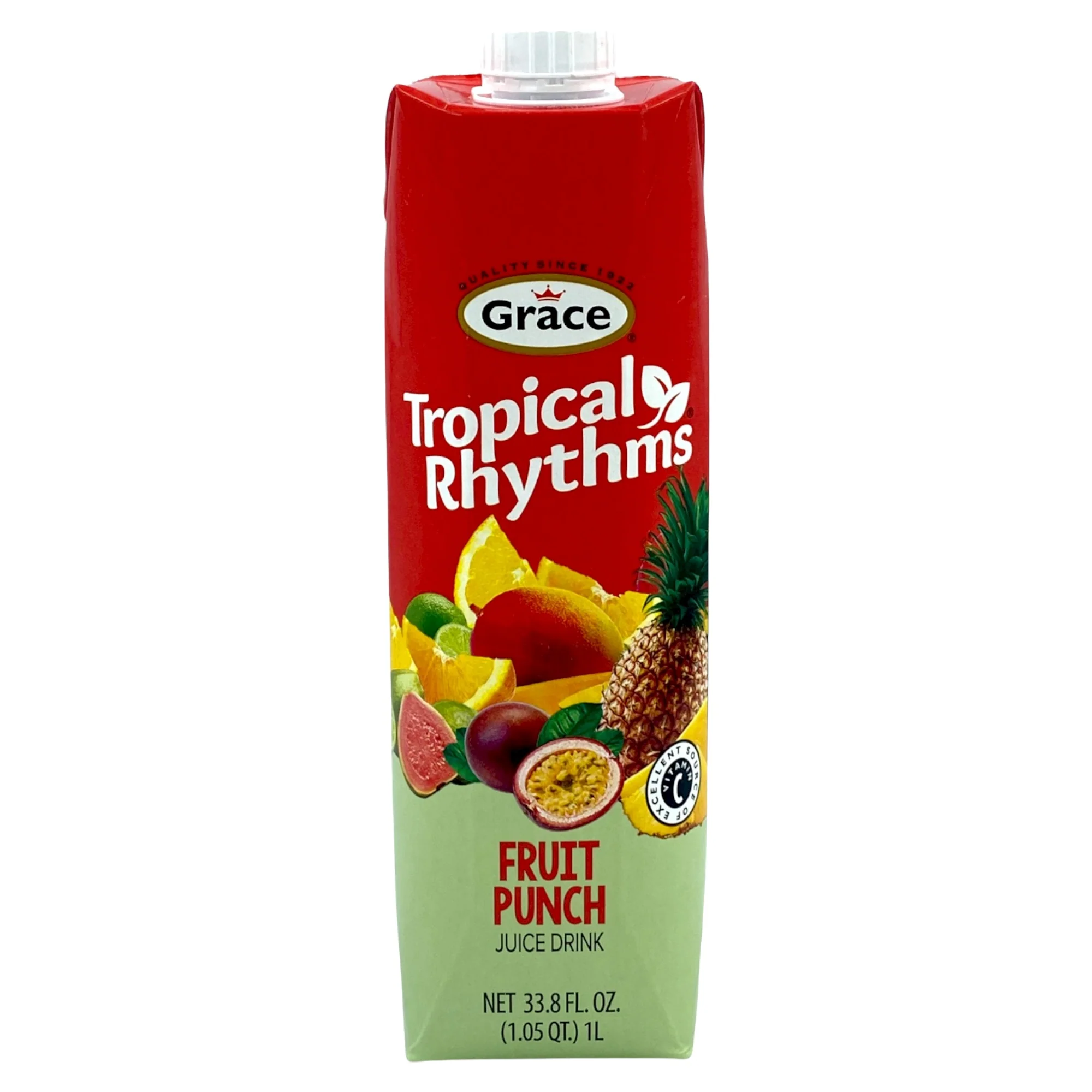 Grace Tropical Rhythms Fruit Punch 33.8 Fl Oz.