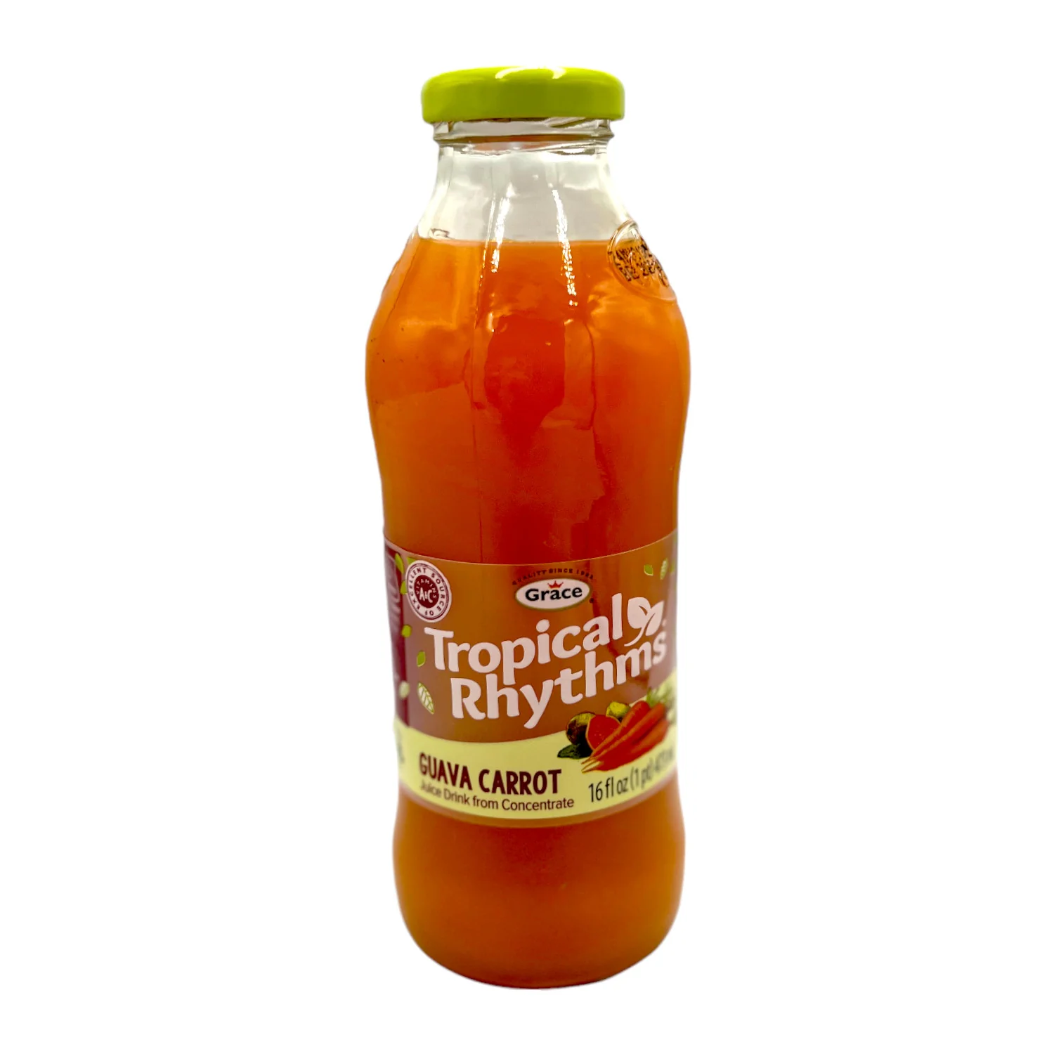 Grace Tropical Rhythms Guava Carrot 16 Fl Oz (473 Ml)