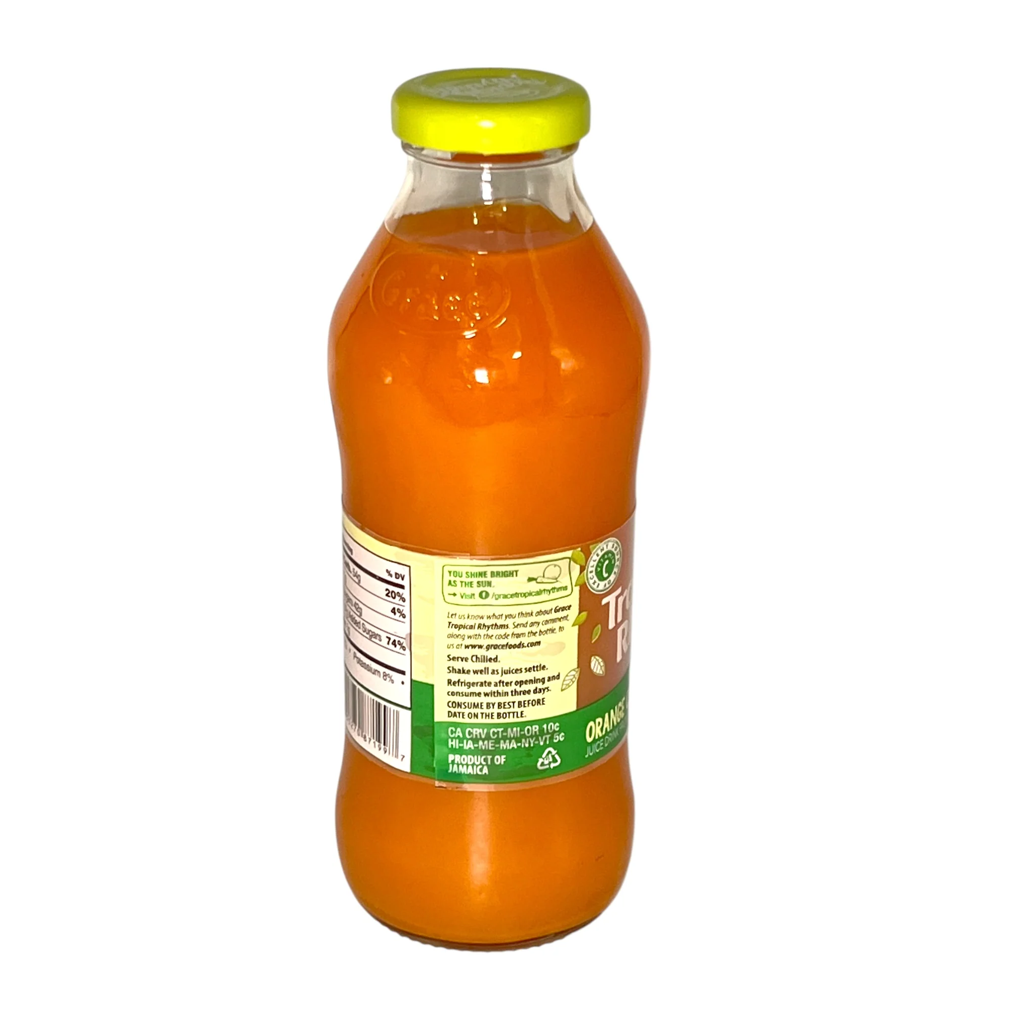 Grace Tropical Rhythms Orange Carrot 16 Fl Oz. - Image 3