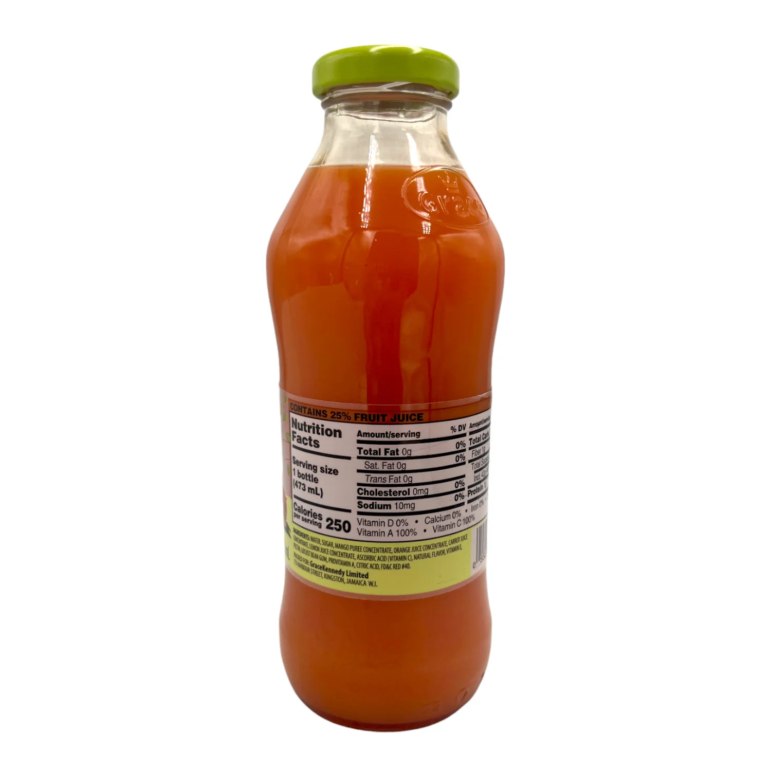 Grace Tropical Rhythms Mango Carrot 16 Fl Oz (473 Ml) - Image 2