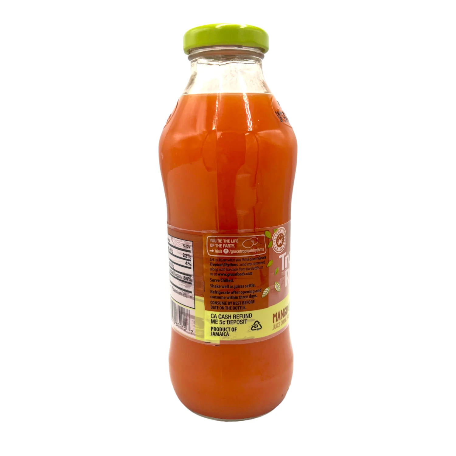 Grace Tropical Rhythms Mango Carrot 16 Fl Oz (473 Ml) - Image 3