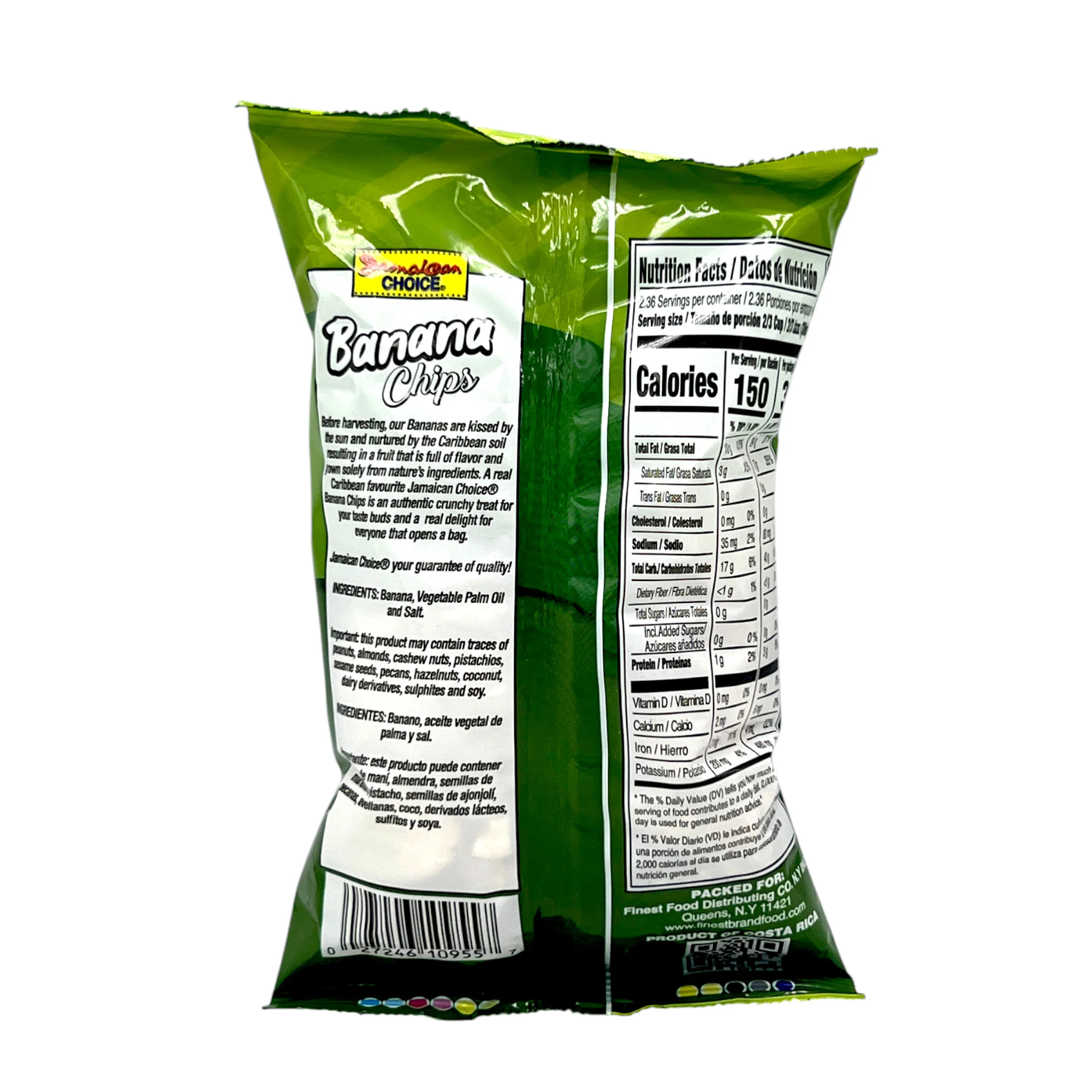 Jamaican Choice Banana Chips 2.5 Oz. - Image 2