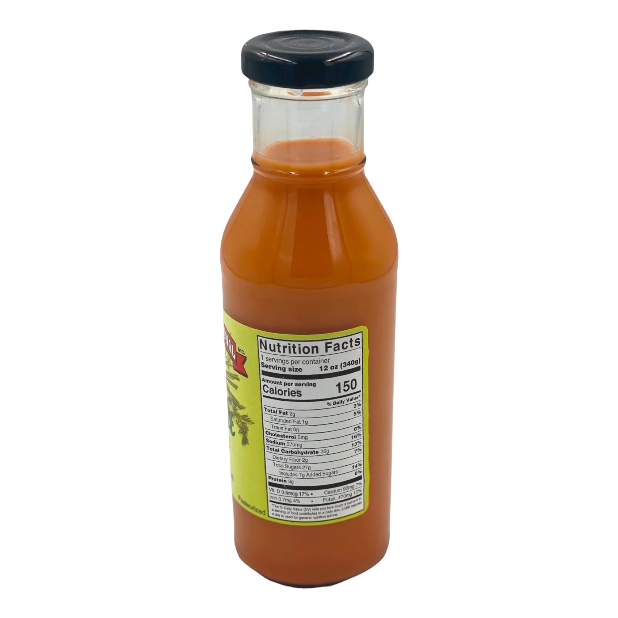 Juices International Carrot Juice Drink 12 Oz. - Image 2