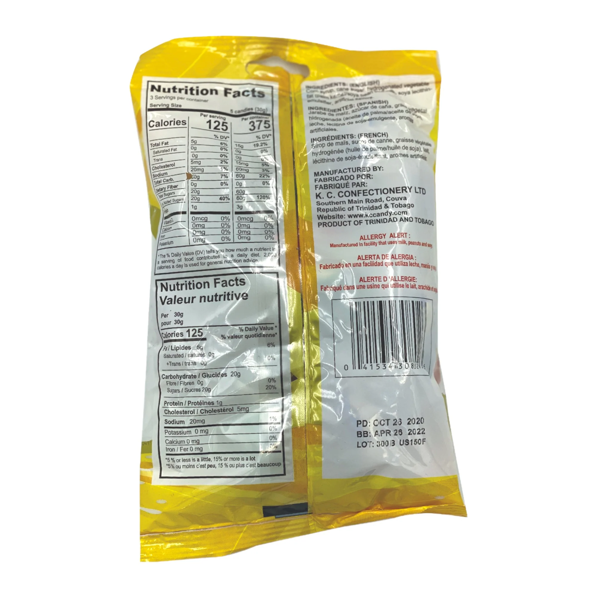 Kc Creamy Toffees 3.2 Oz (90 G) - Image 2