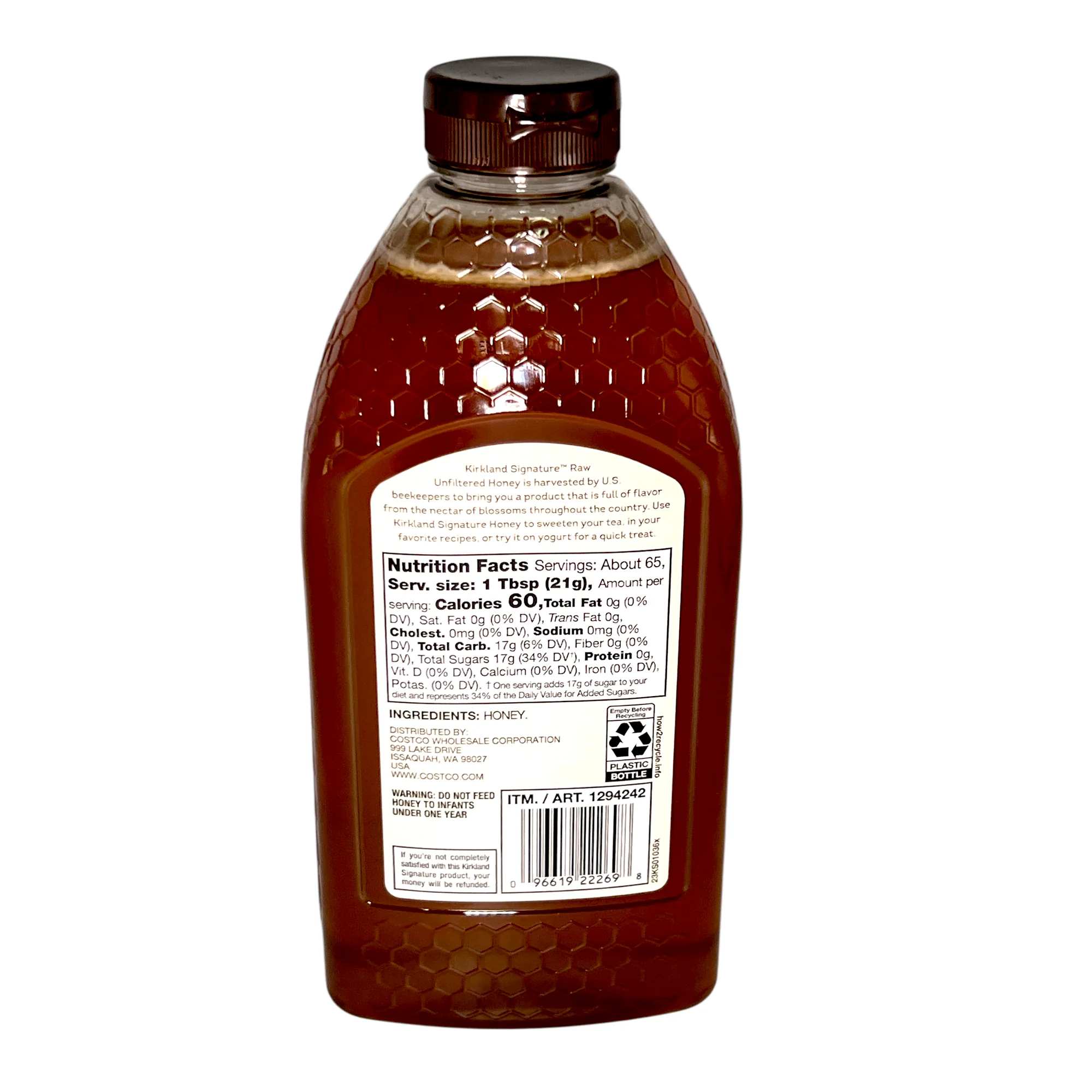Kirkland Honey 3 Lb - Image 2
