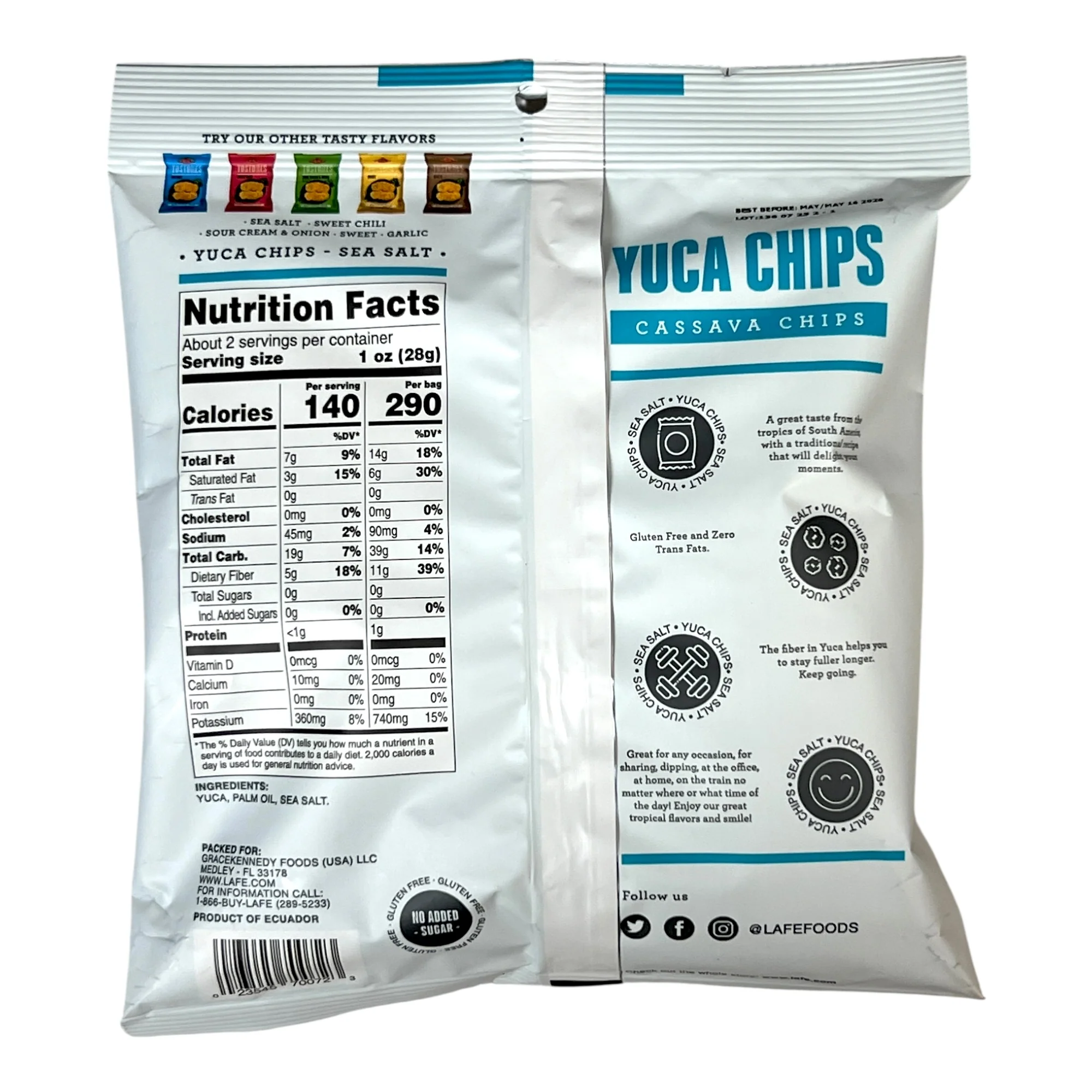 La Fe Cassava Chips 2 Oz - Image 2
