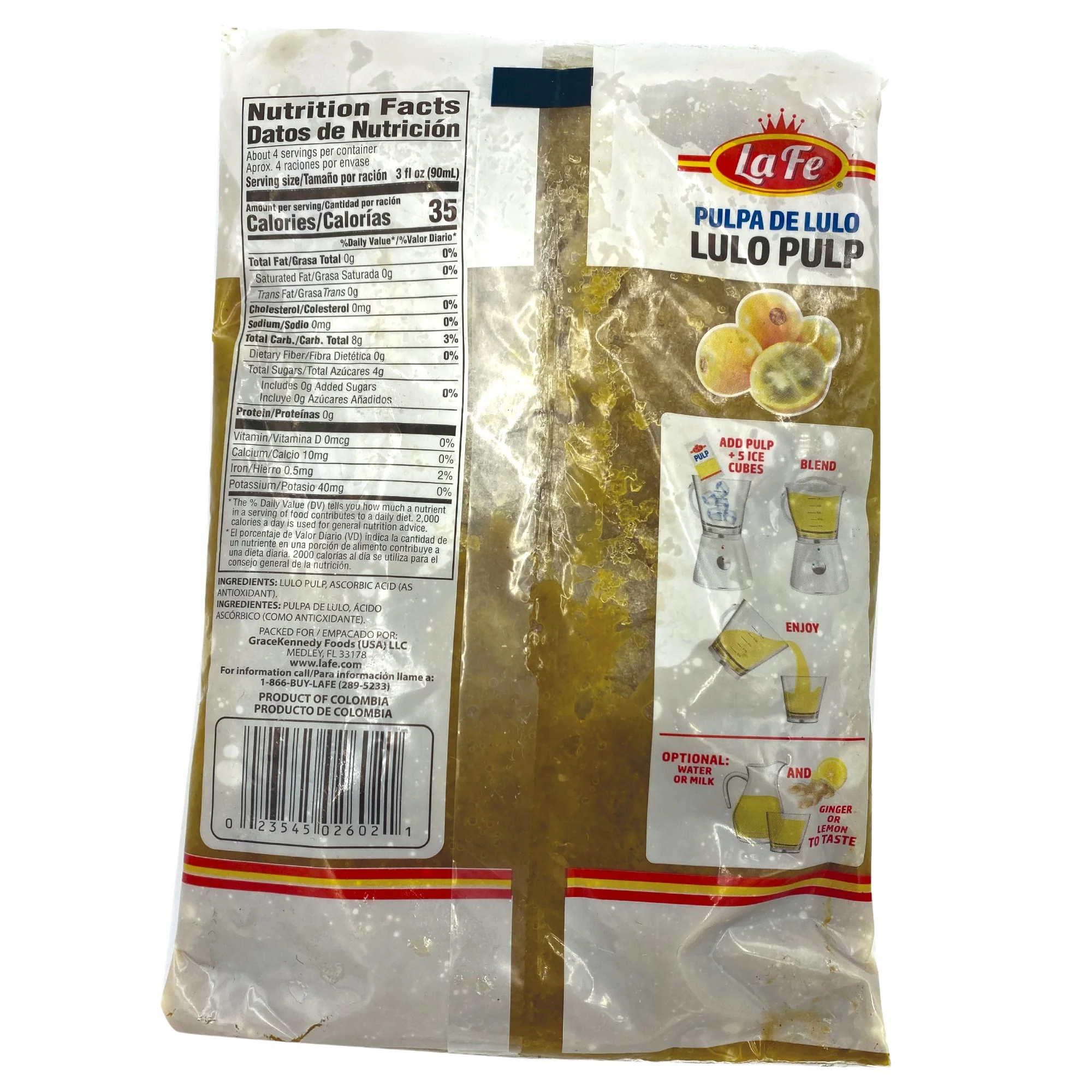 La Fe Lulo Pulp 14 Oz - Image 2