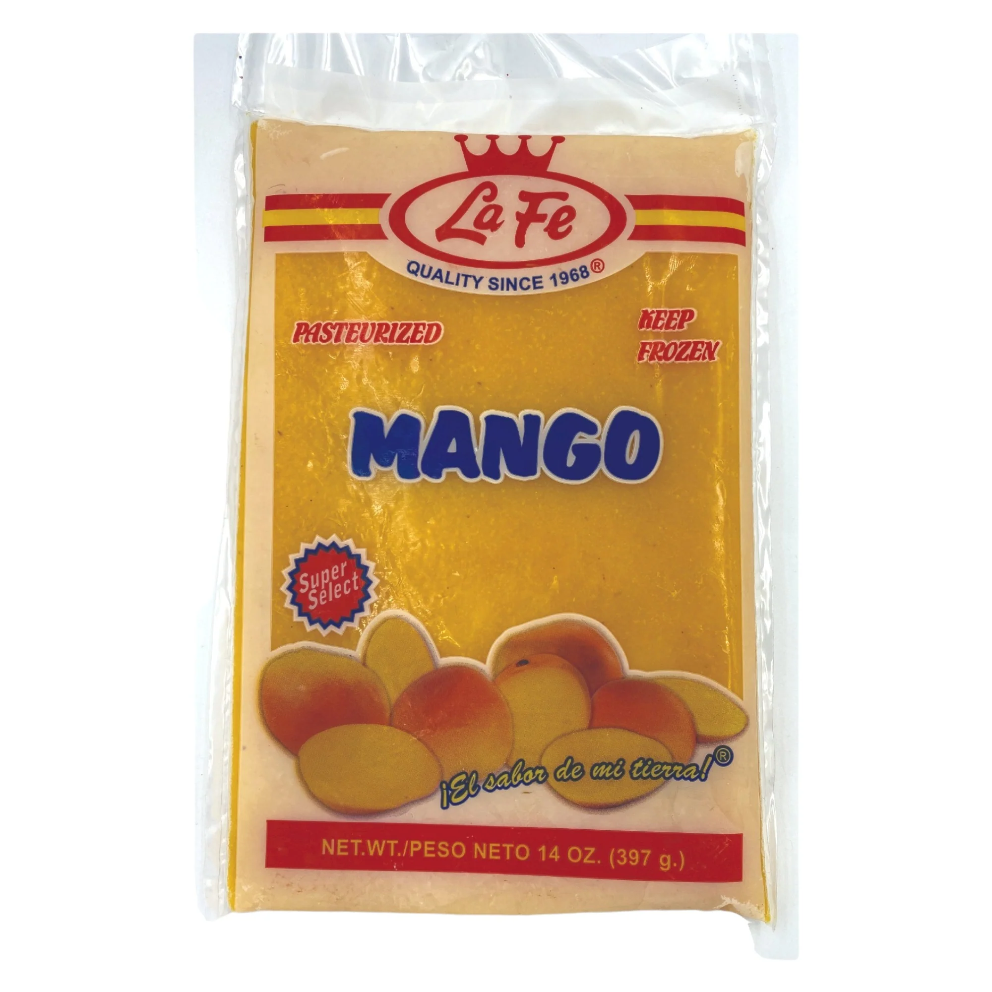 La Fe Mango Pulp 14 Oz