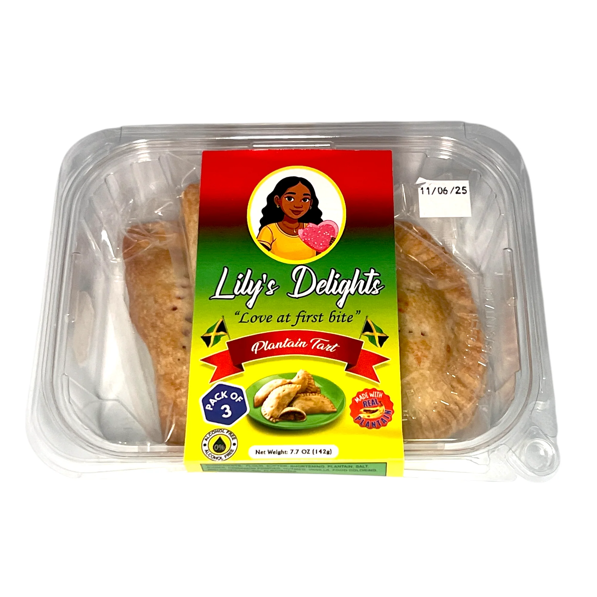 Lily's Delights Plantain Tart 7.7 Oz.