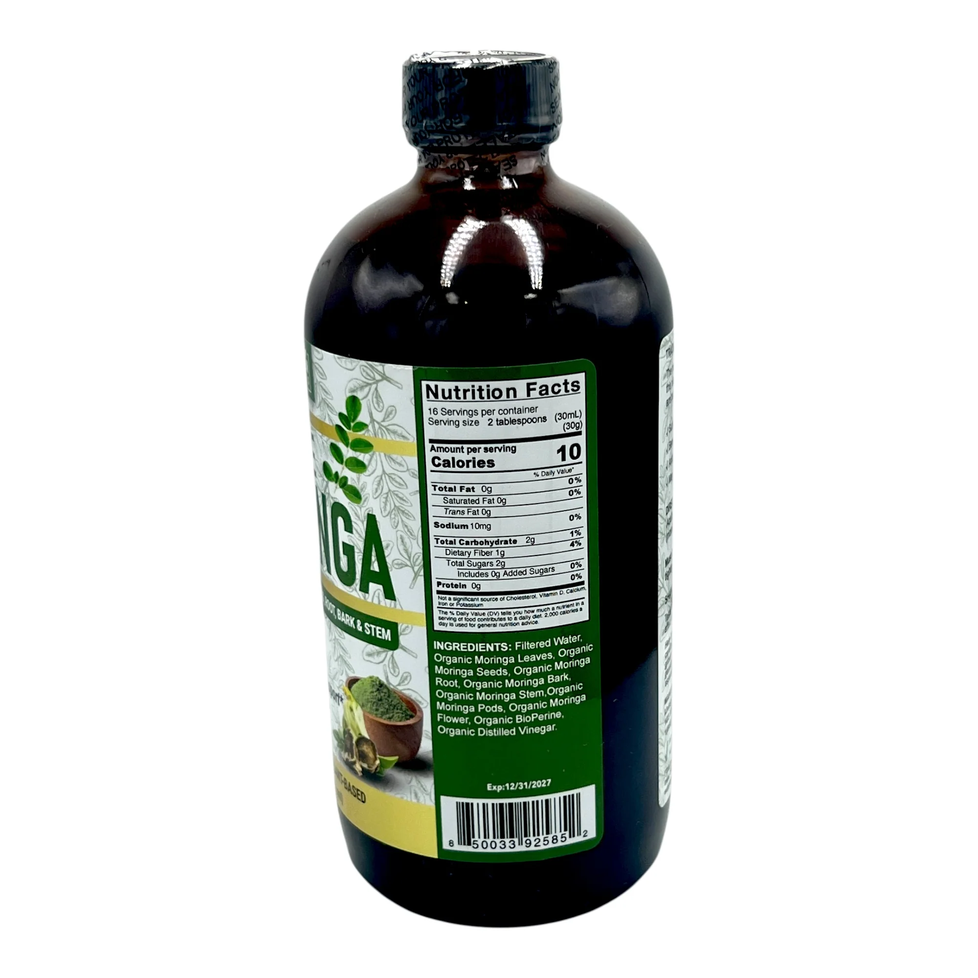 Livingston Naturals Pure Moringa 16 FL Oz. - Image 3