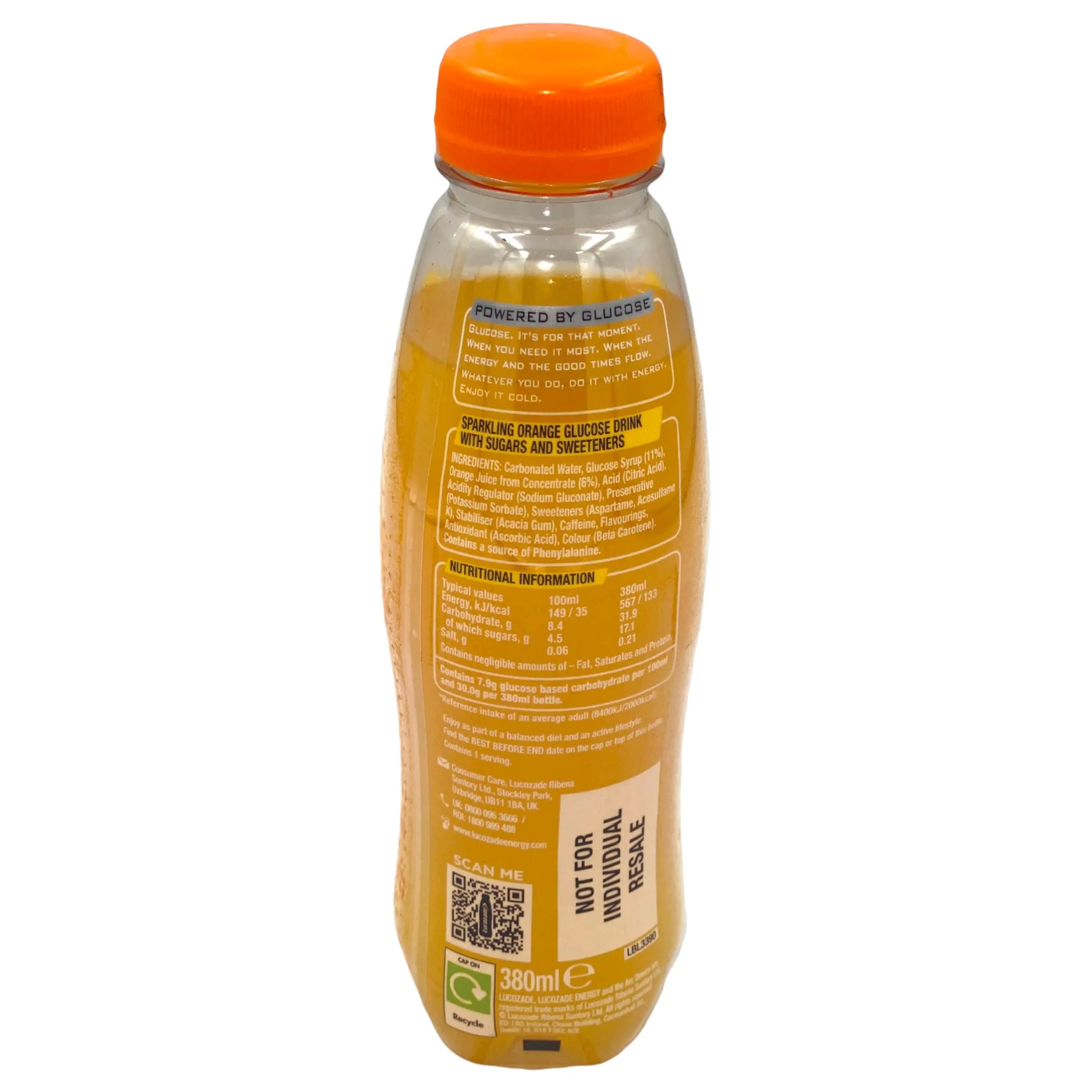 Lucozade Orange 12.8 Oz - Image 3