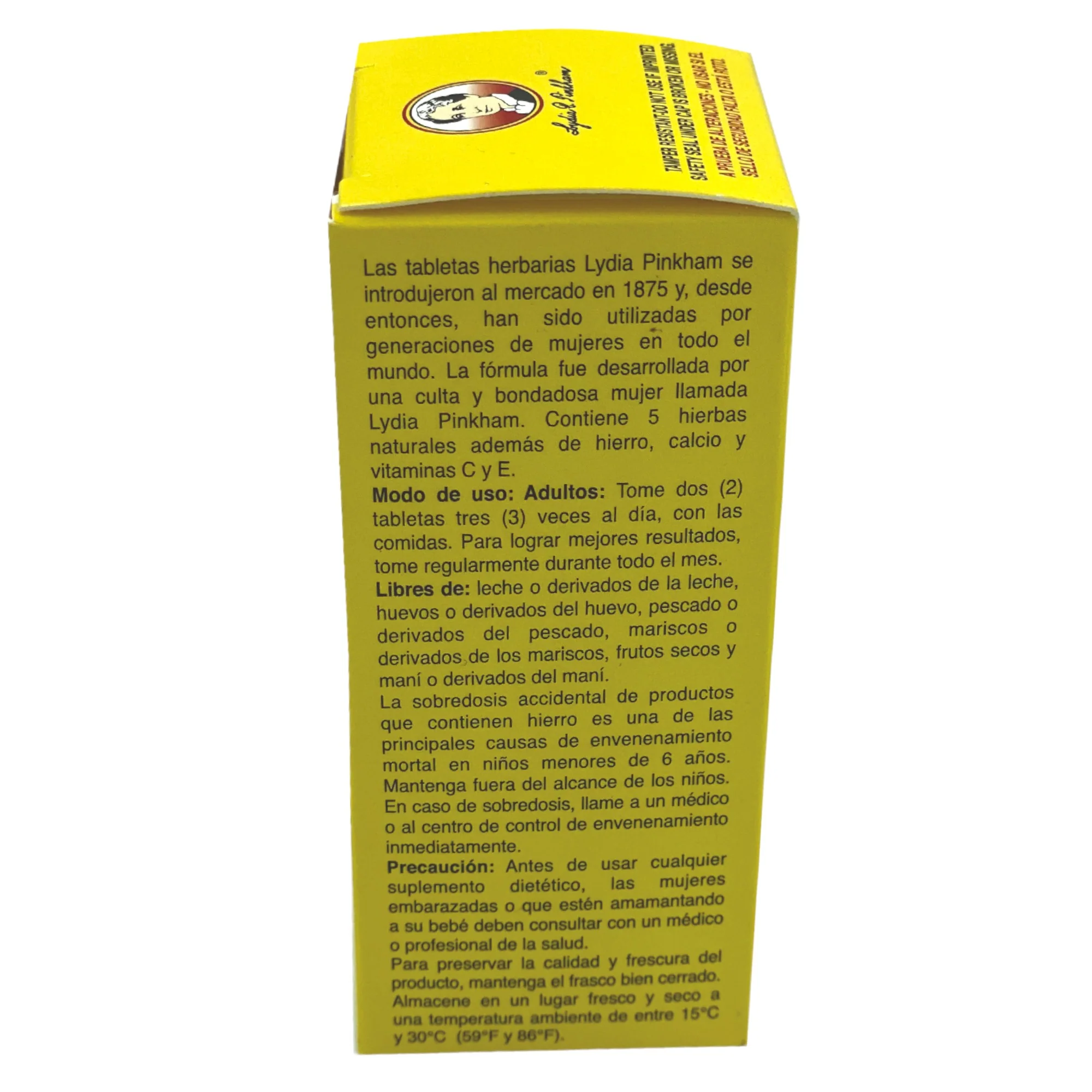 Lydia Pinkham Herbbal Supplement 72 Tablets - Image 3