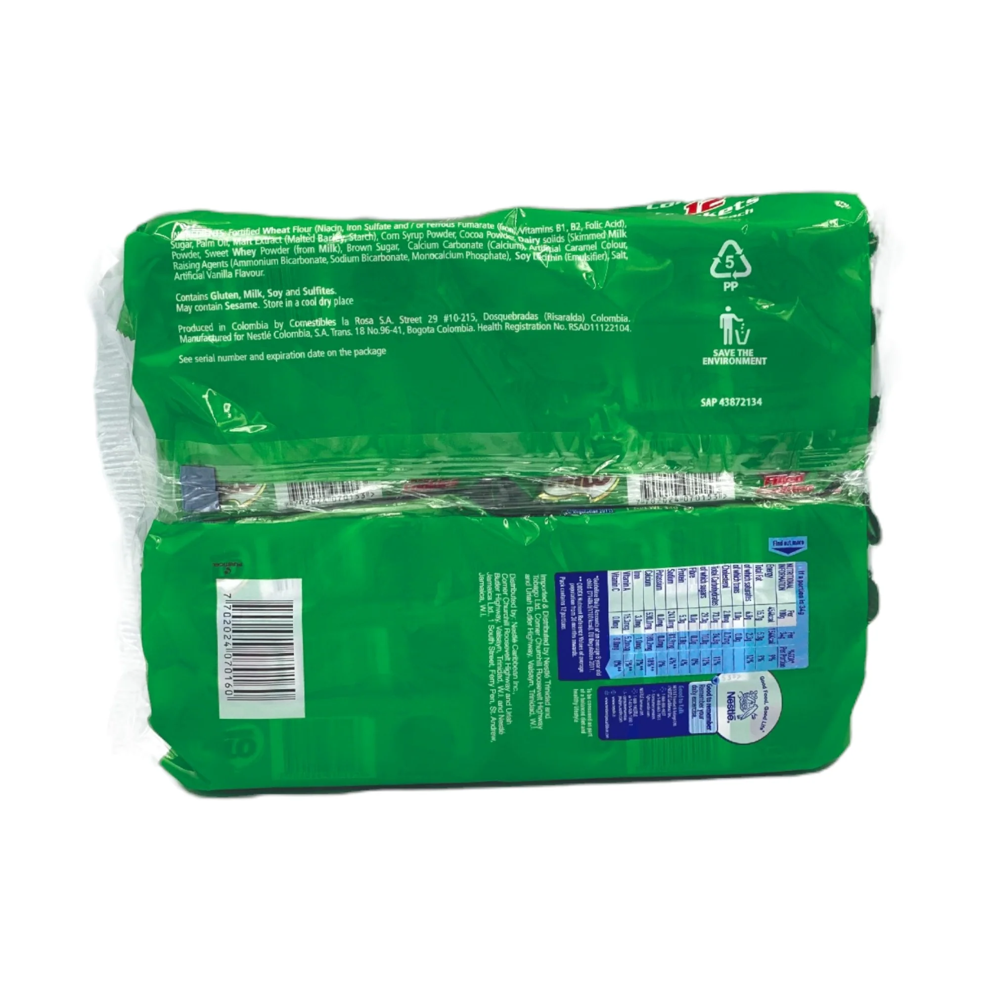 Milo Filled Cookies (12 Pack) 408 G - Image 2