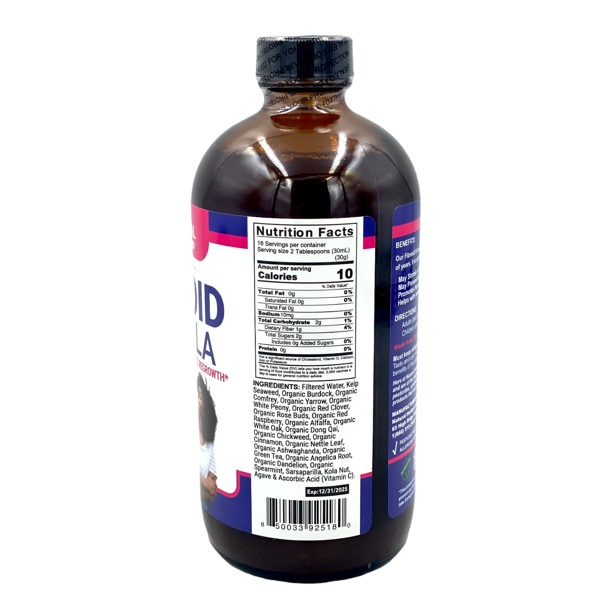 Natural Herbal Labs Fibroid Formula 16 Fl Oz - Image 2