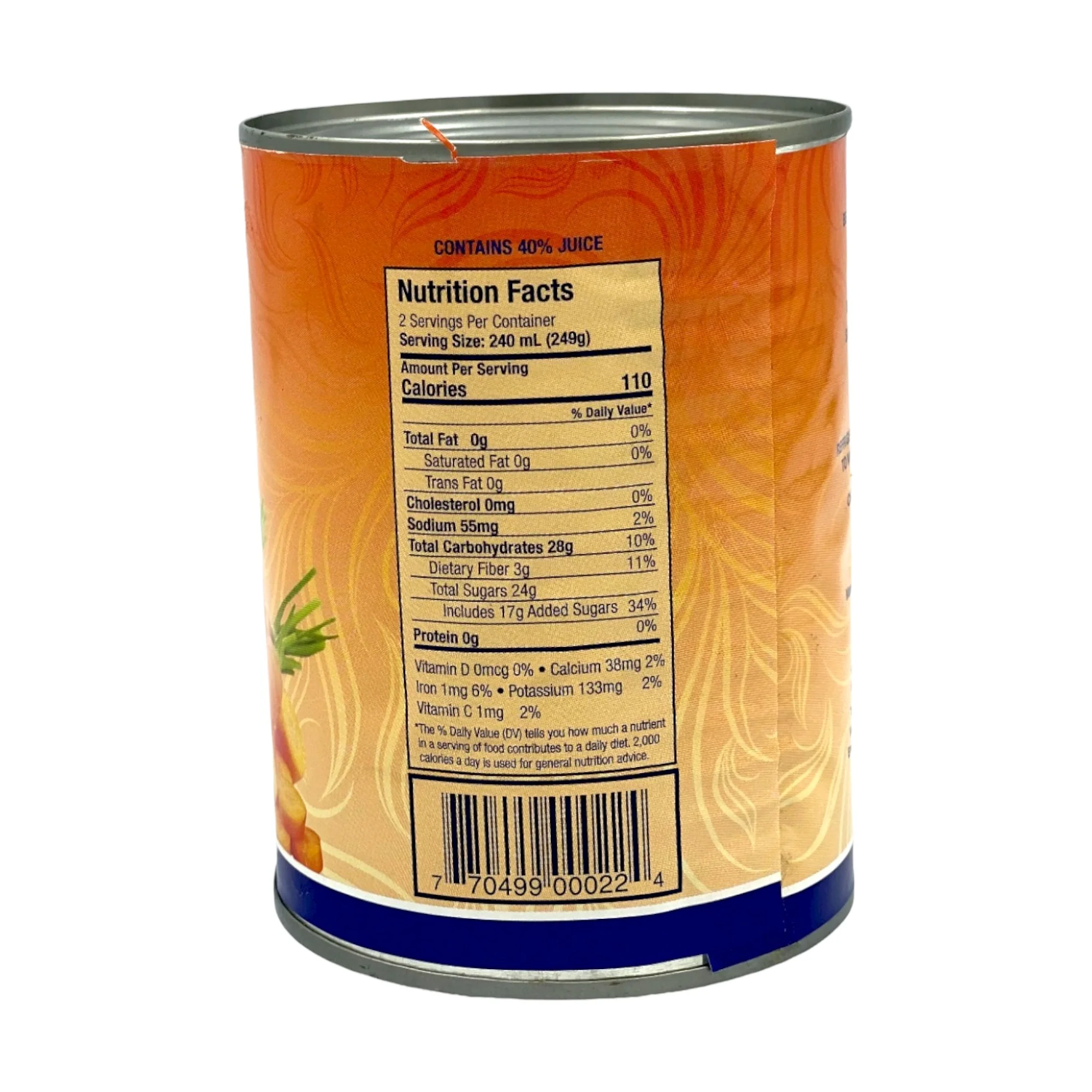 Nupak Carrot Juice Drink 19 Fl Oz. - Image 3