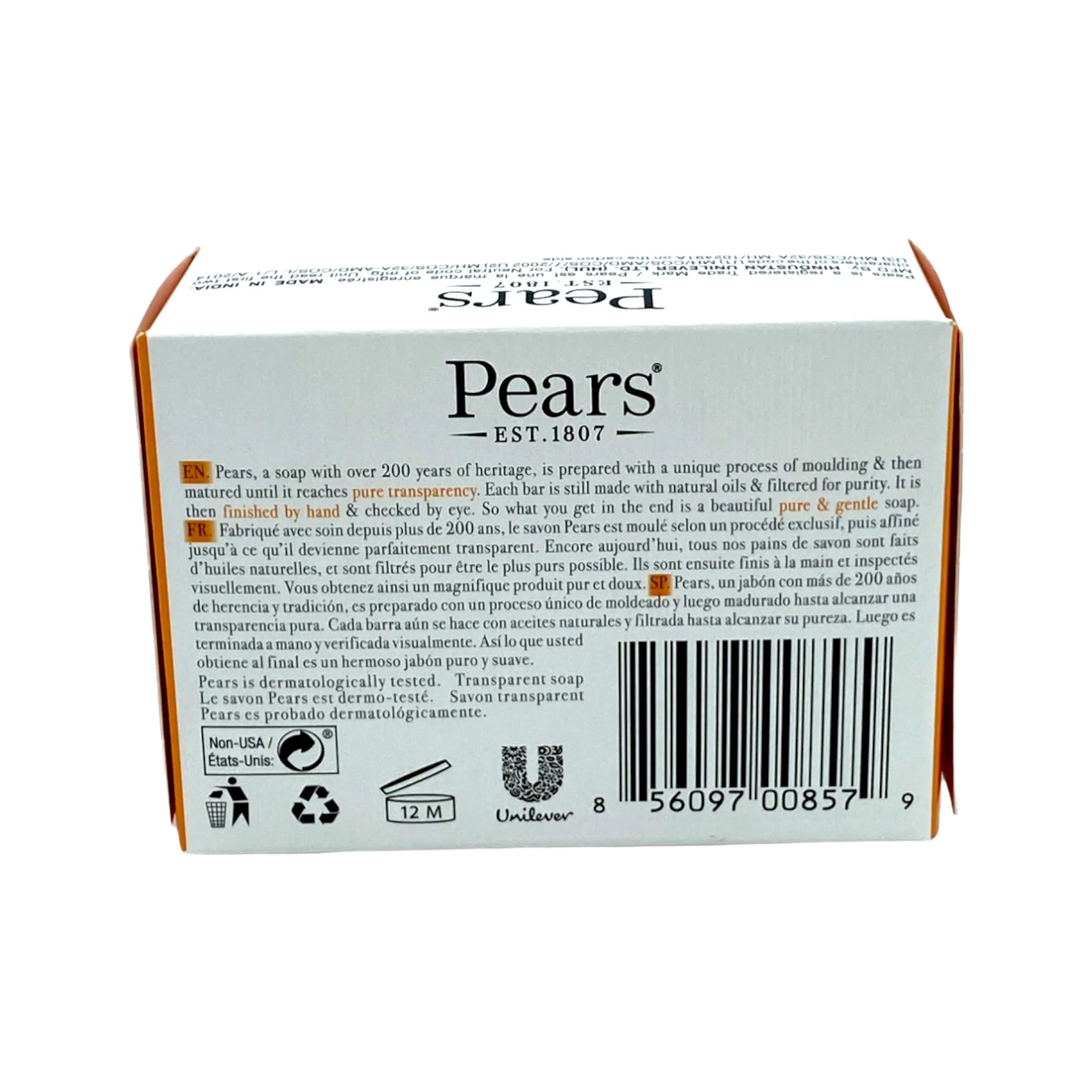 Pears Bath Soap 4.4 Oz - Image 2