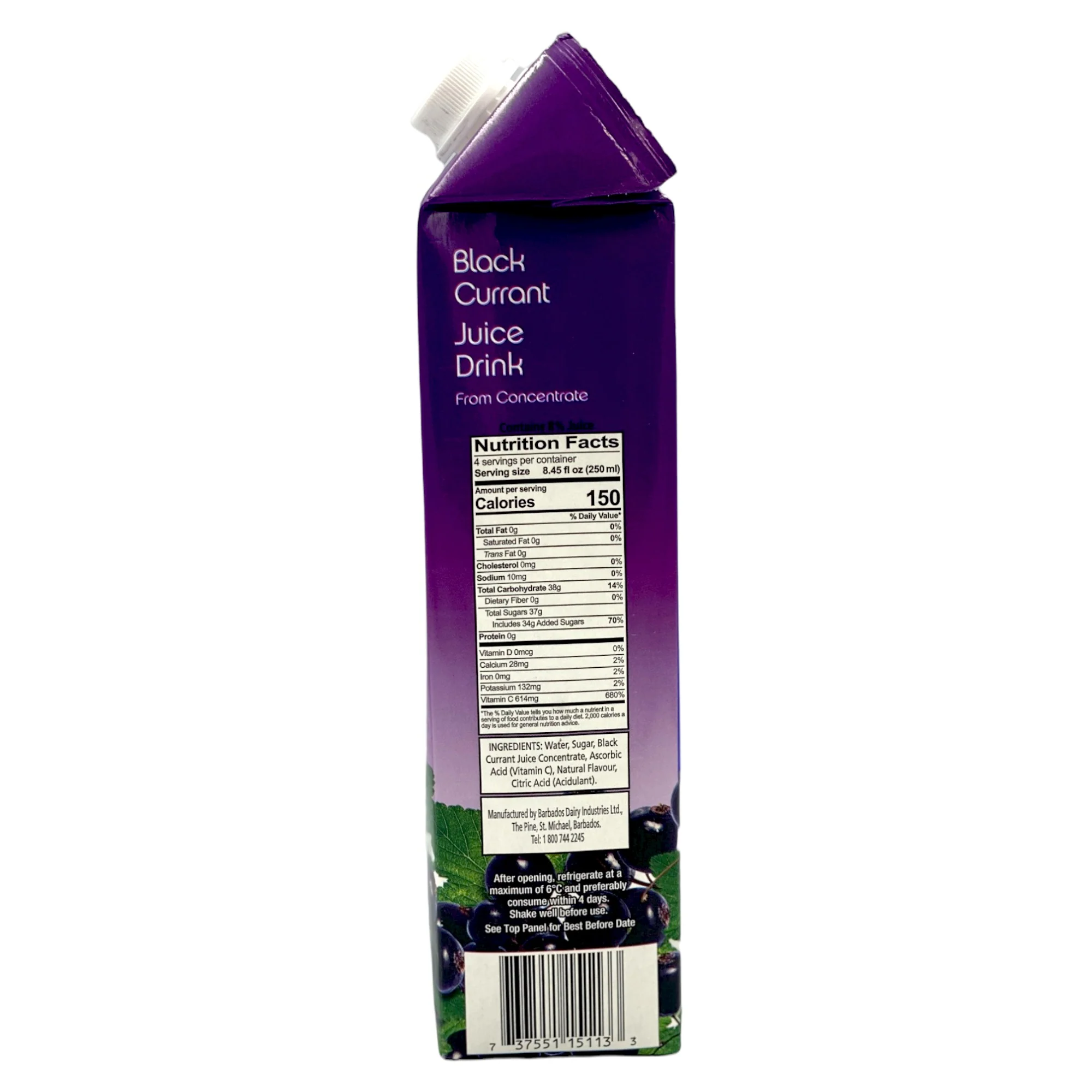 Pinehill Black Currant Juice 1 Litre - Image 2