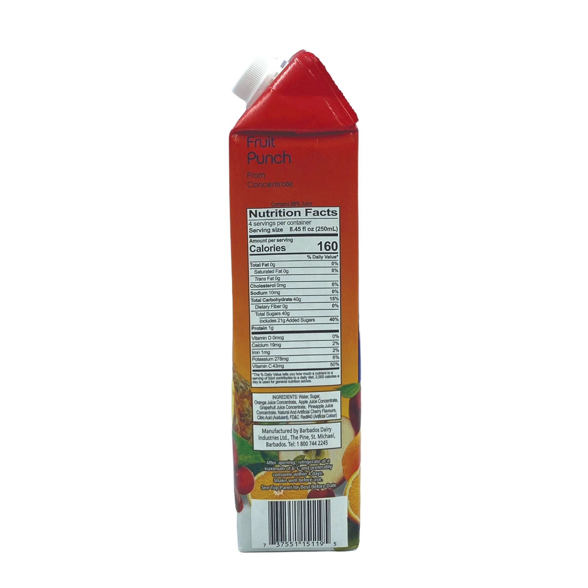 Pinehill Fruit Punch 1 L - Image 3