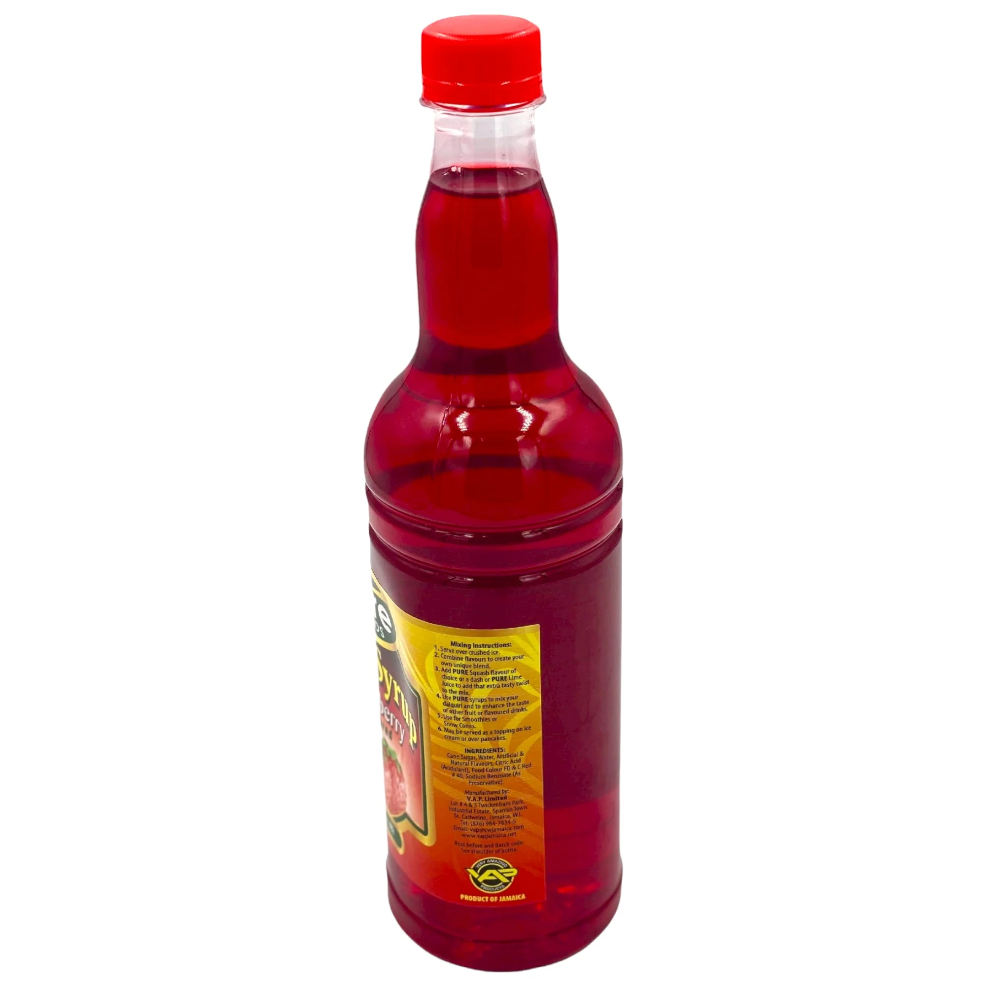 Pure Strawberry Syrup 1 Ltr. - Image 2