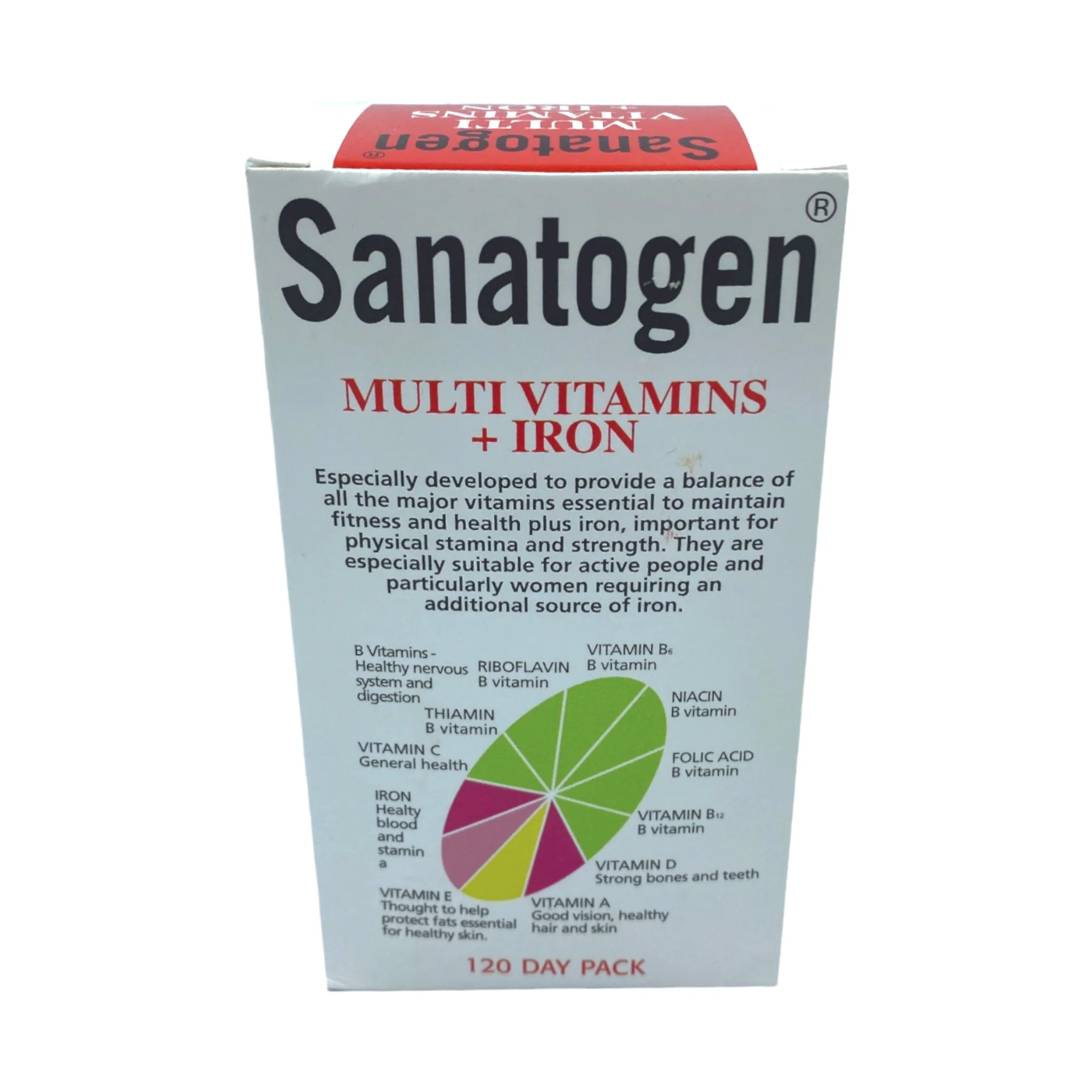 Sanatogen Multi Vita & Iron 120 Tablets - Image 3