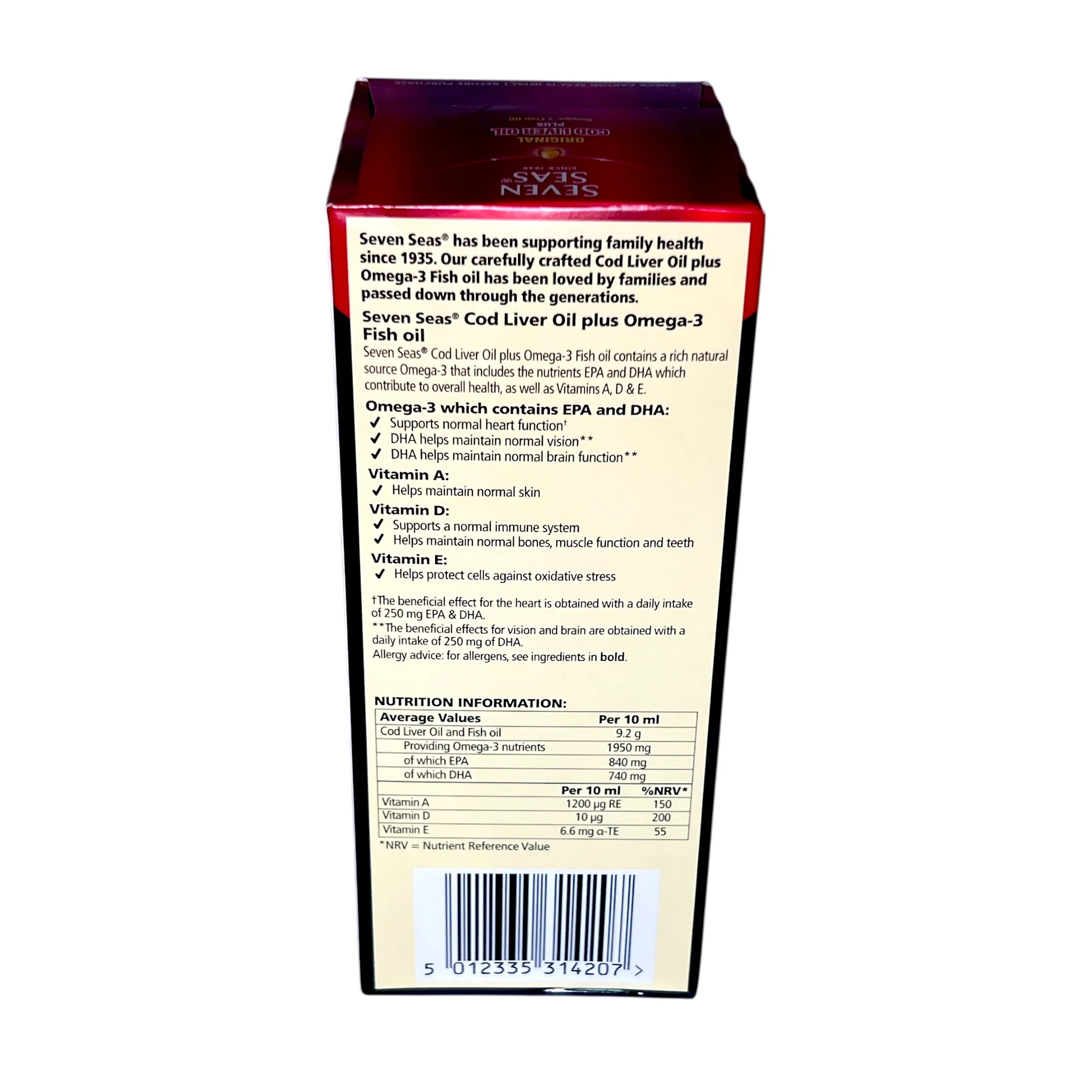 SEVEN SEAS COD LIVER OIL 450 ML - Image 3