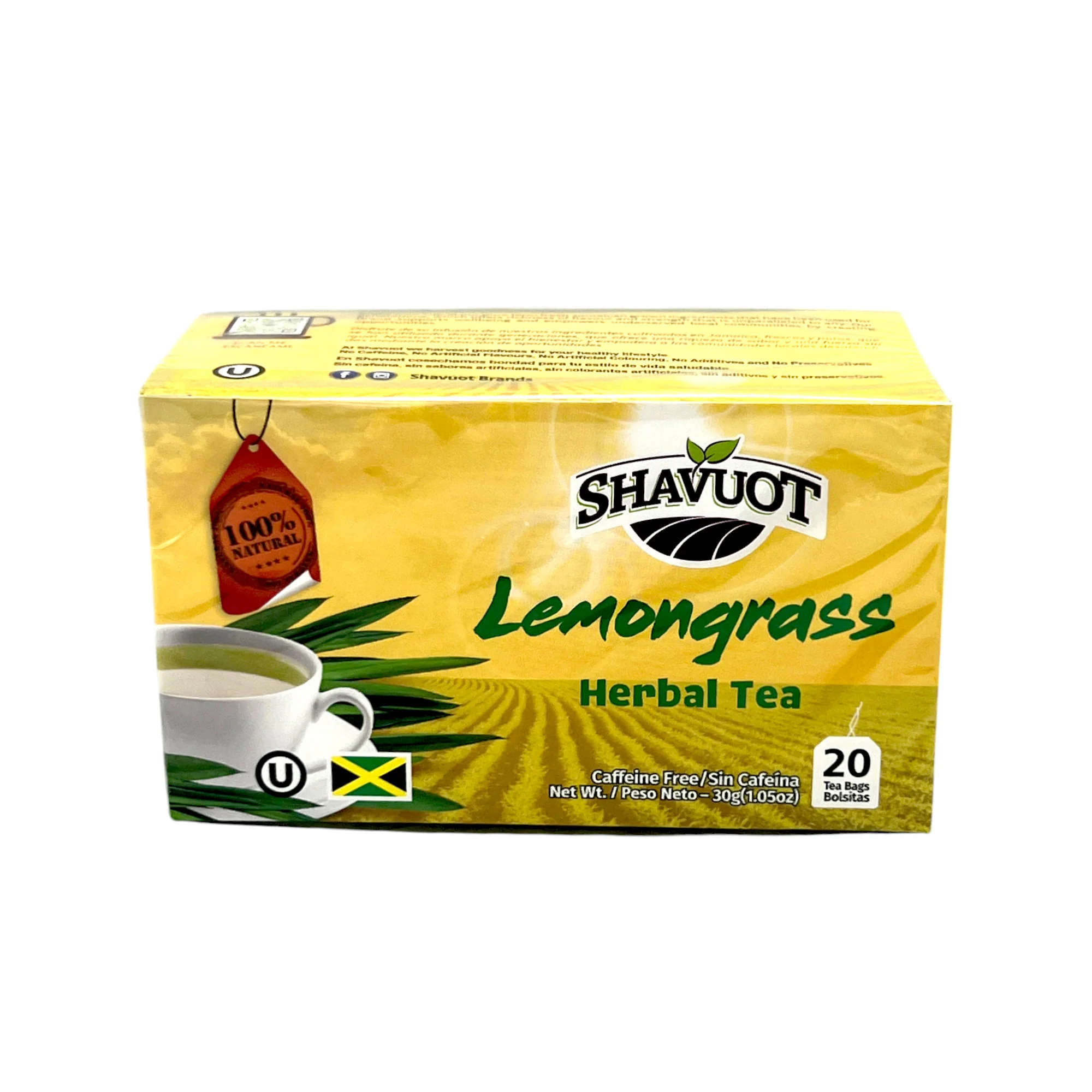 Shavuot Lemongrass Herbal Tea 1.05 Oz.