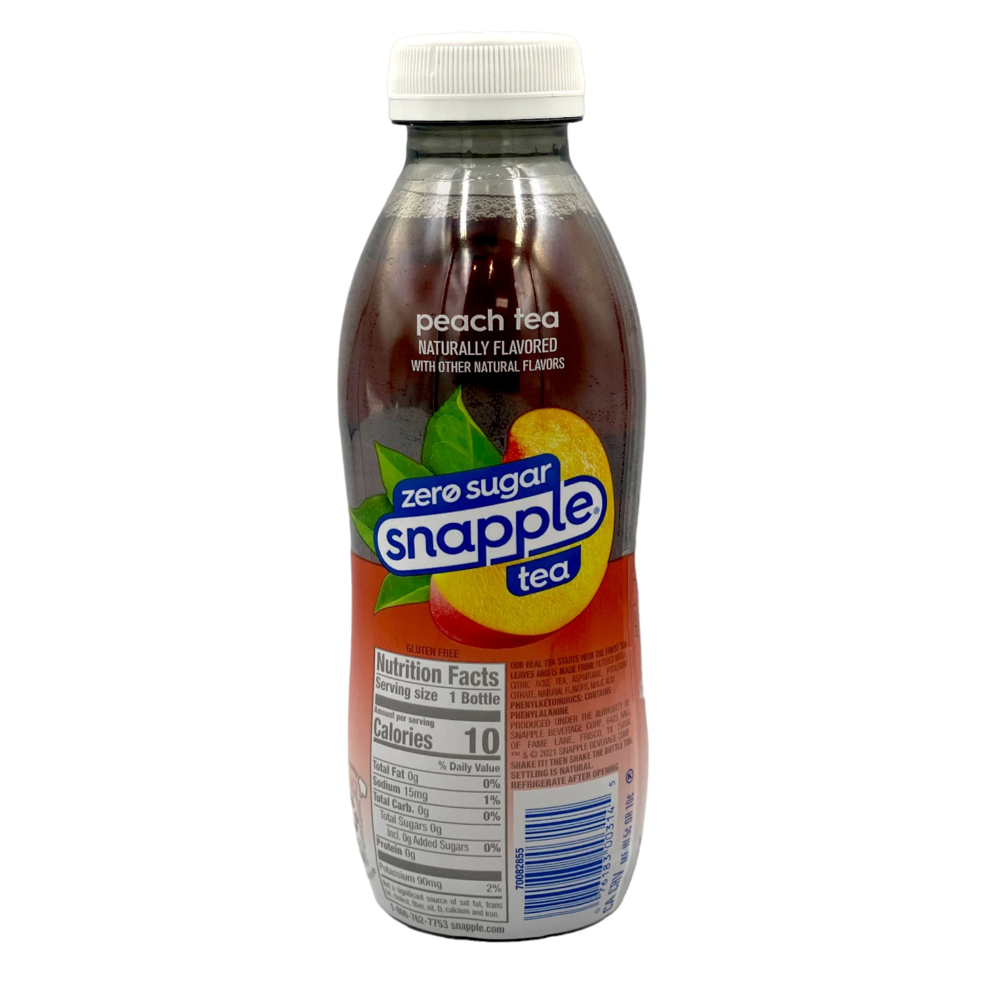 Snapple Zero Sugar Snapple Peach Tea 16 Fl Oz. - Image 2