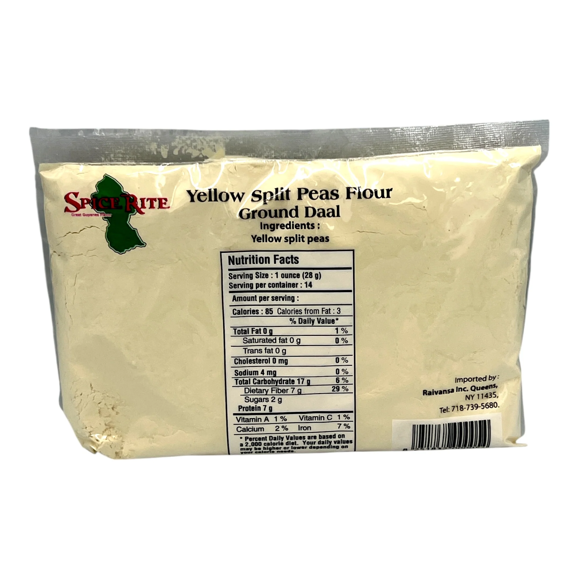 Spiced Rite Yellow Split Peas Flour 400 G - Image 2
