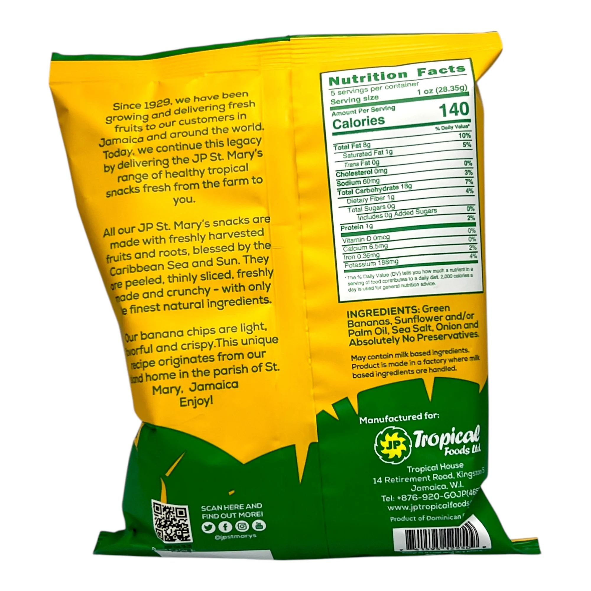 St Mary's Banana Chips 30 G - Image 2