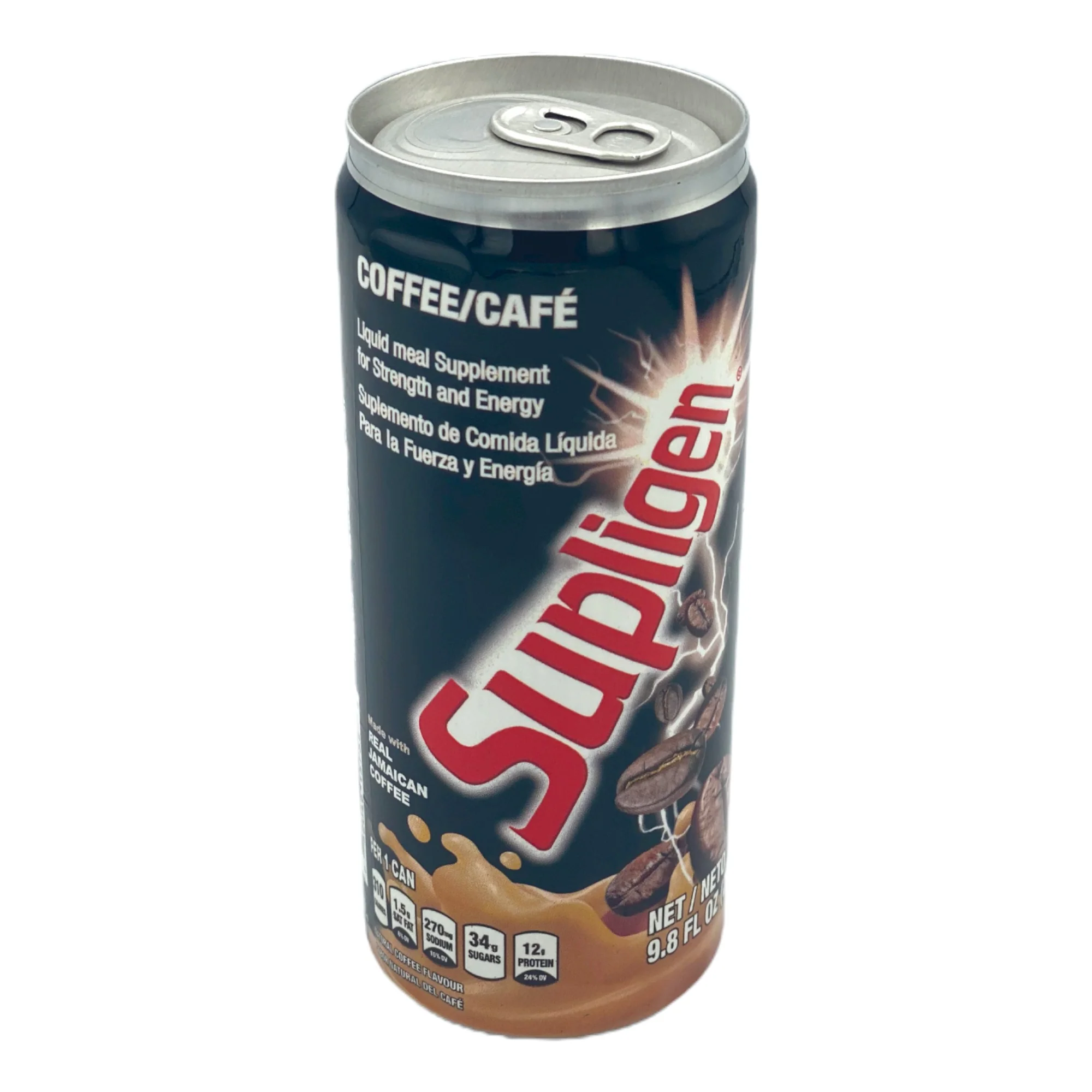 Supligen Coffee Liquid Meal Supplement 9.8 Fl Oz