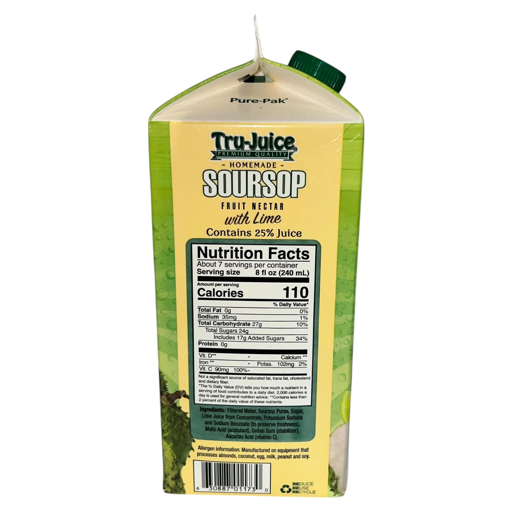 Tru Juice Soursop 1 Liter - Image 2