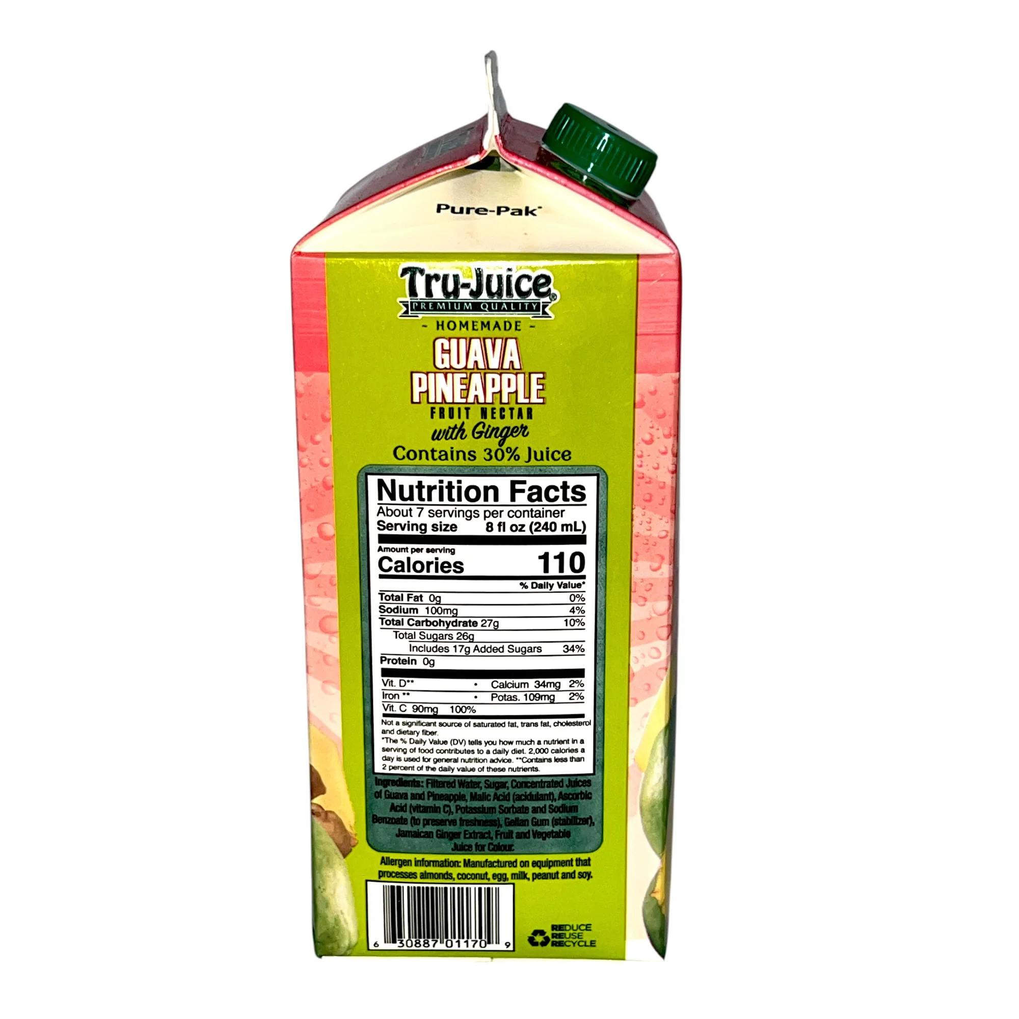 Tru Juice Guava Pineapple 59 Oz  (1.75 L) - Image 3